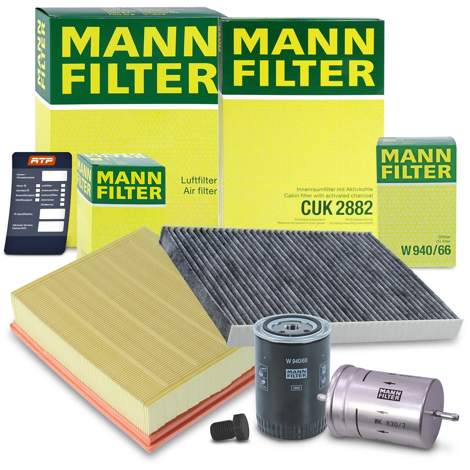 Mann-filter Inspektionspaket Filtersatz SET B [Hersteller-Nr. 10491775] für VW