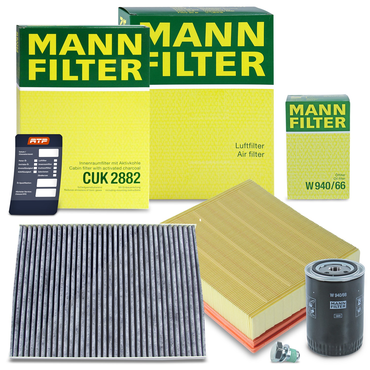 Mann-filter Inspektionspaket Filtersatz SET A [Hersteller-Nr. 10491776] für Skoda