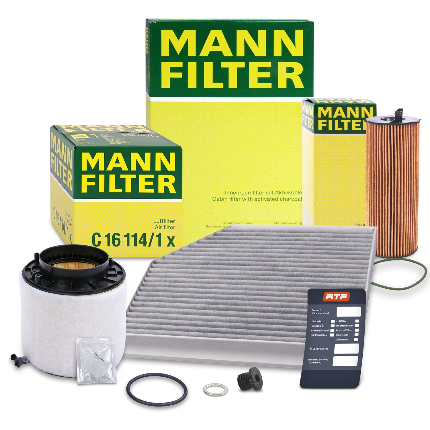 Mann-filter Inspektionspaket Filtersatz SET A [Hersteller-Nr. 10491778] für Audi