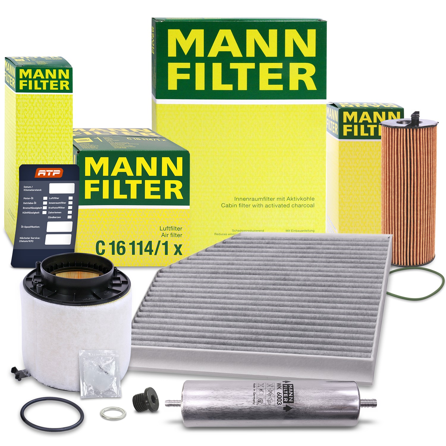 Mann-filter Inspektionspaket Filtersatz SET B [Hersteller-Nr. 10491780] für Audi