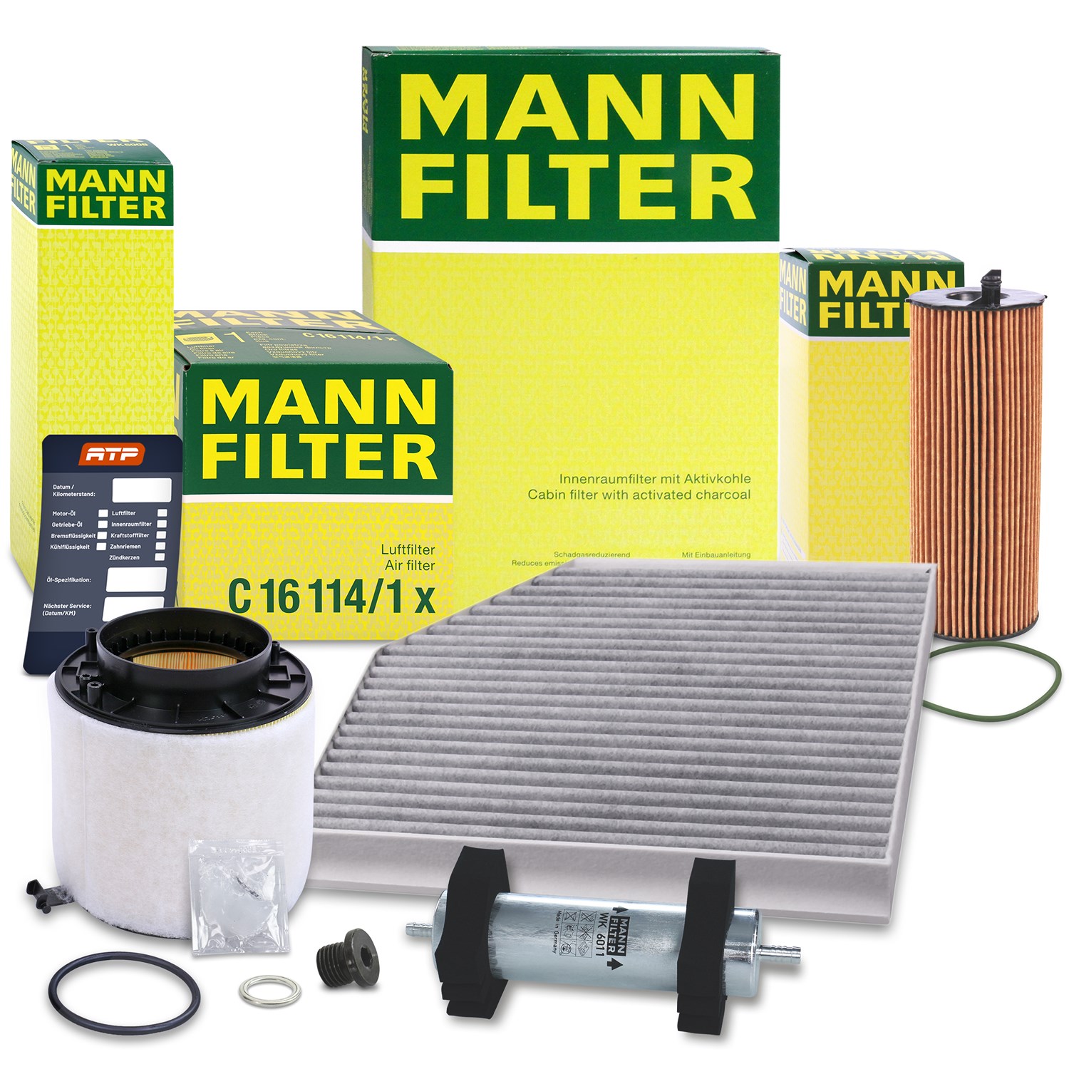 Mann-filter Inspektionspaket Filtersatz SET B [Hersteller-Nr. 10491781] für Audi