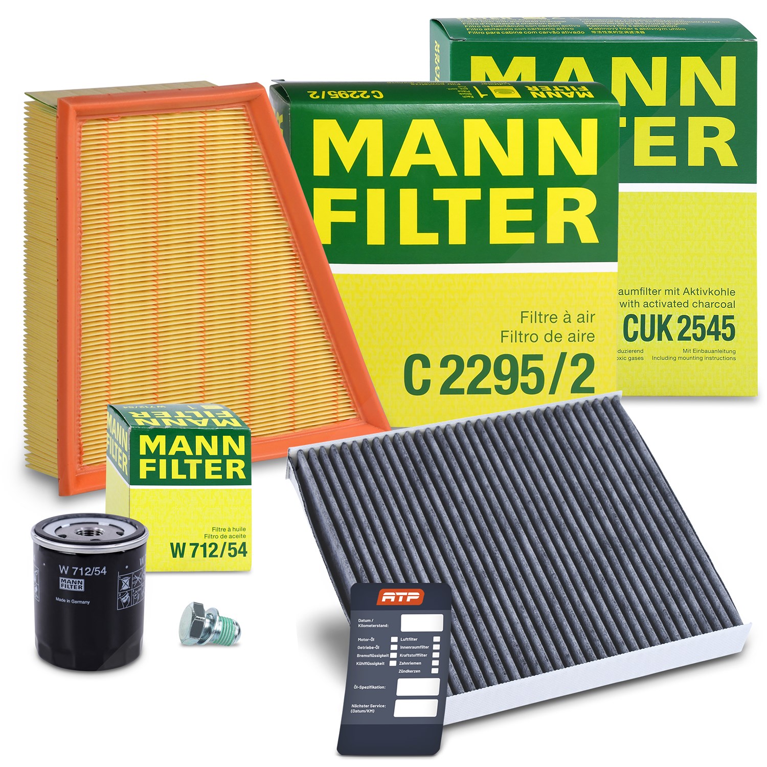 Mann-filter Inspektionspaket Filtersatz SET A [Hersteller-Nr. 10491782] für Skoda