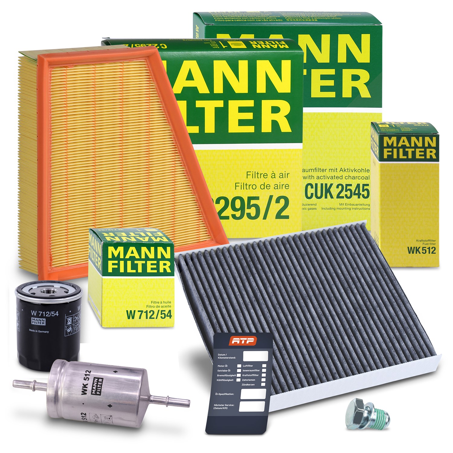 Mann-filter Inspektionspaket Filtersatz SET B [Hersteller-Nr. 10491783] für Skoda