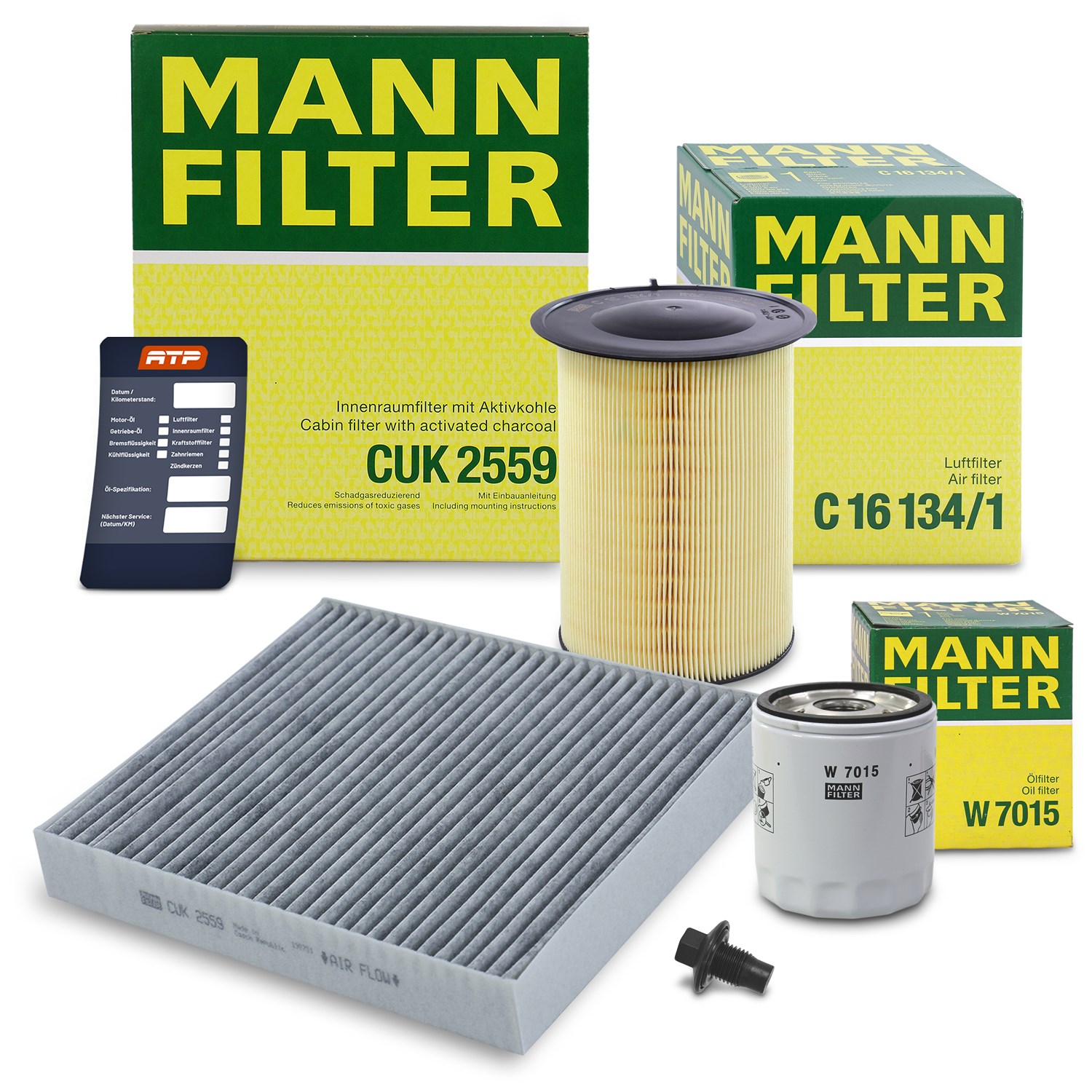 Mann-filter Inspektionspaket Filtersatz SET A [Hersteller-Nr. 10491894] für Ford