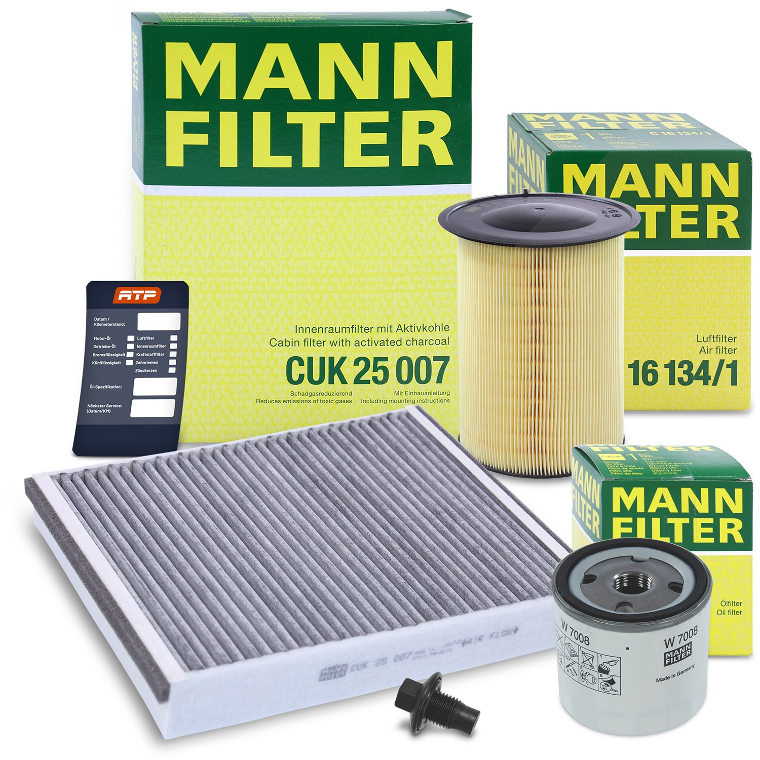 Mann-filter Inspektionspaket Filtersatz SET A [Hersteller-Nr. 10491895] für Ford, Volvo