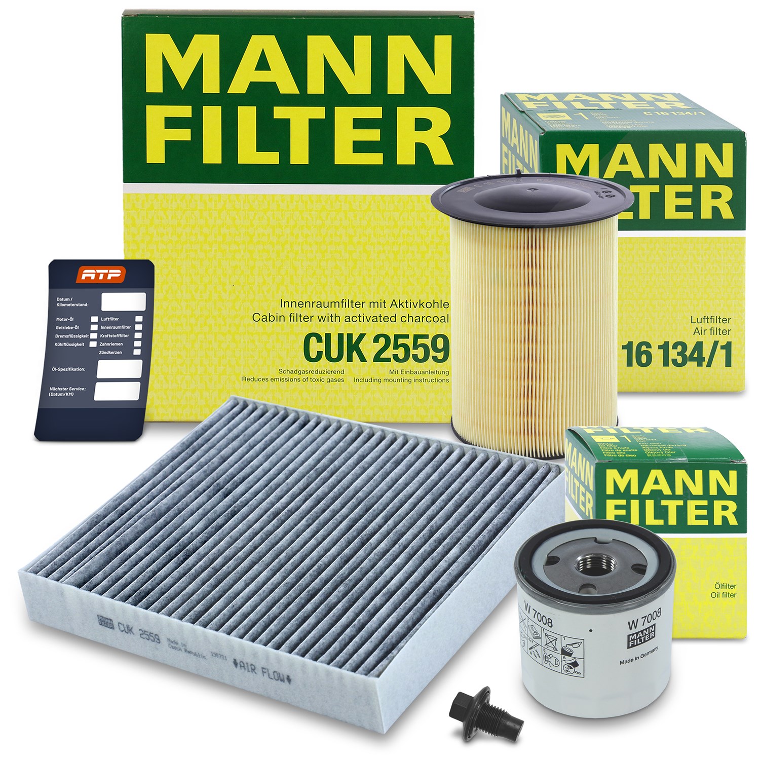 Mann-filter Inspektionspaket Filtersatz SET A [Hersteller-Nr. 10491900] für Ford