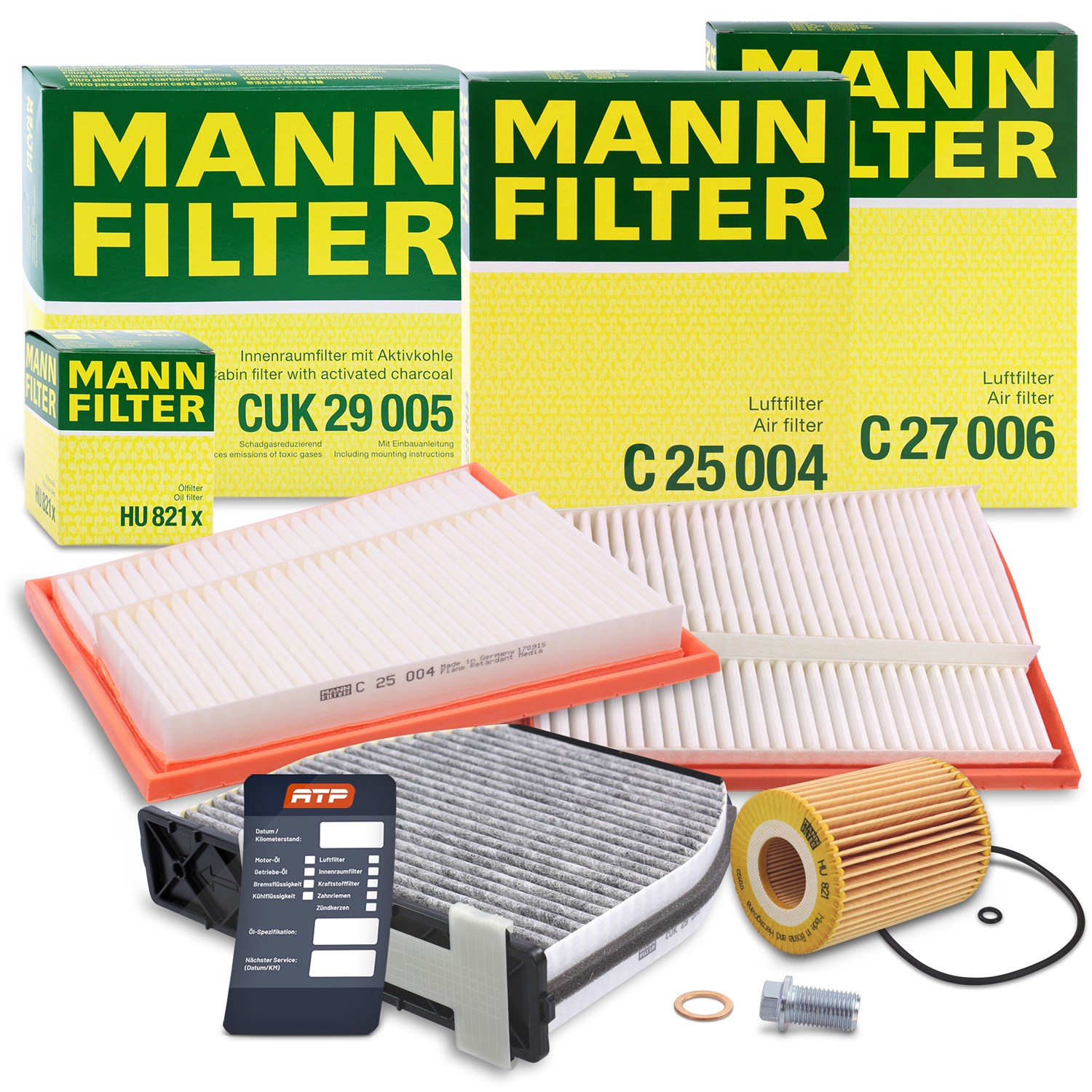 Mann-filter Inspektionspaket Filtersatz SET A [Hersteller-Nr. 10491901] für Mercedes-Benz
