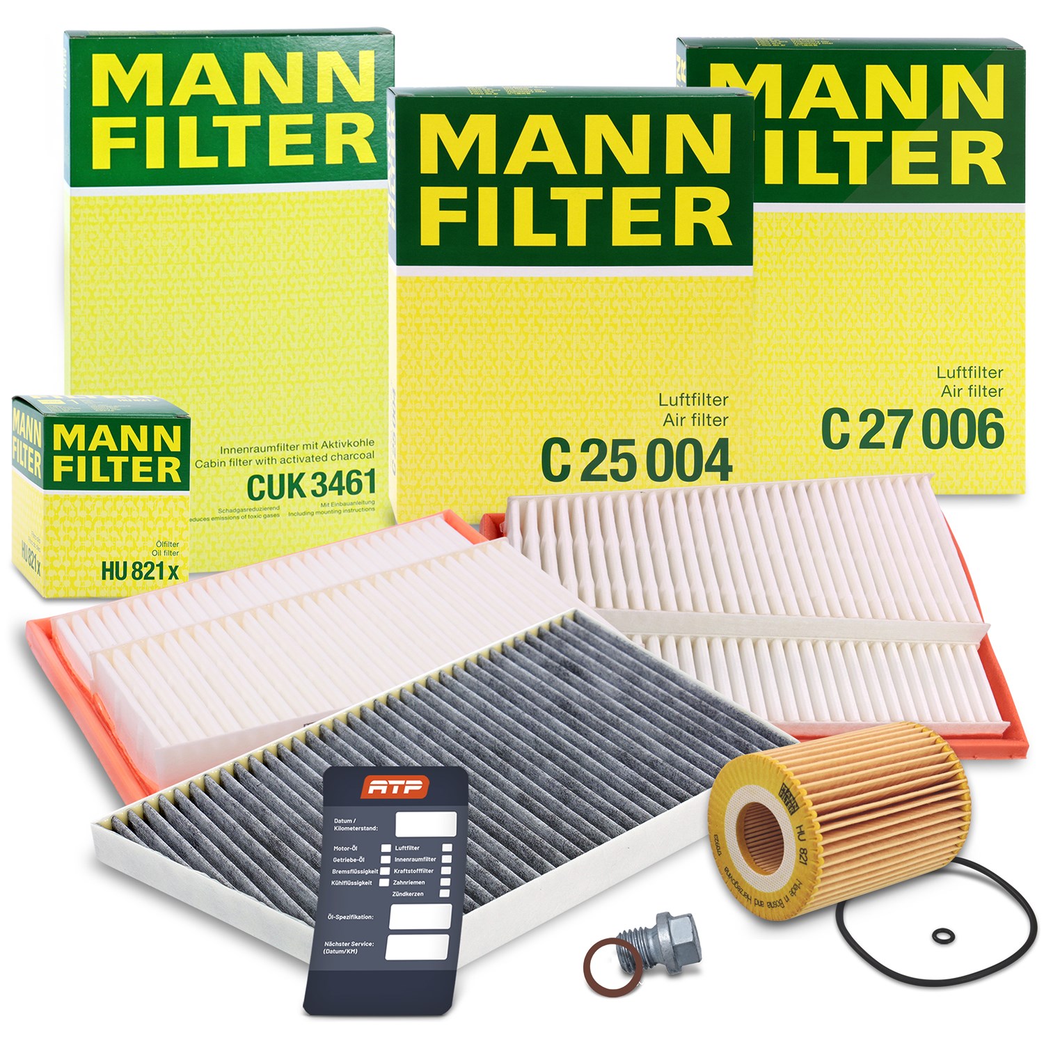 Mann-filter Inspektionspaket Filtersatz SET A [Hersteller-Nr. 10491902] für Mercedes-Benz