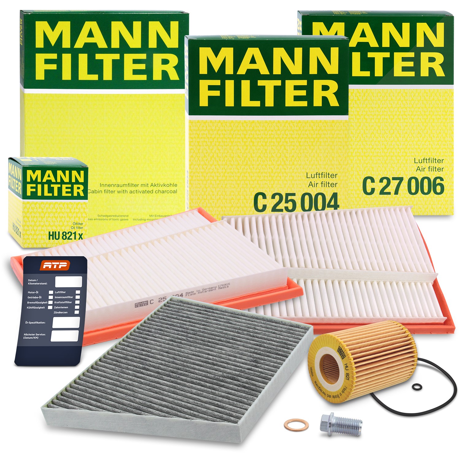 Mann-filter Inspektionspaket Filtersatz SET A [Hersteller-Nr. 10491903] für Mercedes-Benz