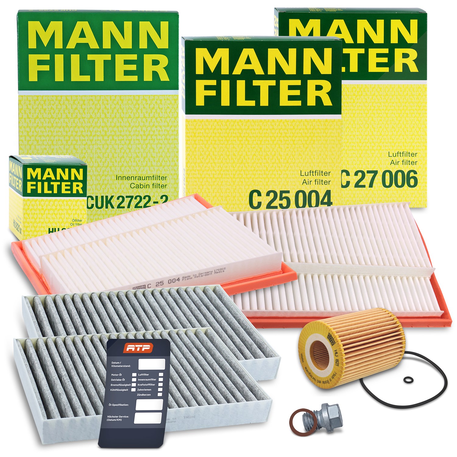 Mann-filter Inspektionspaket Filtersatz SET A [Hersteller-Nr. 10491904] für Mercedes-Benz