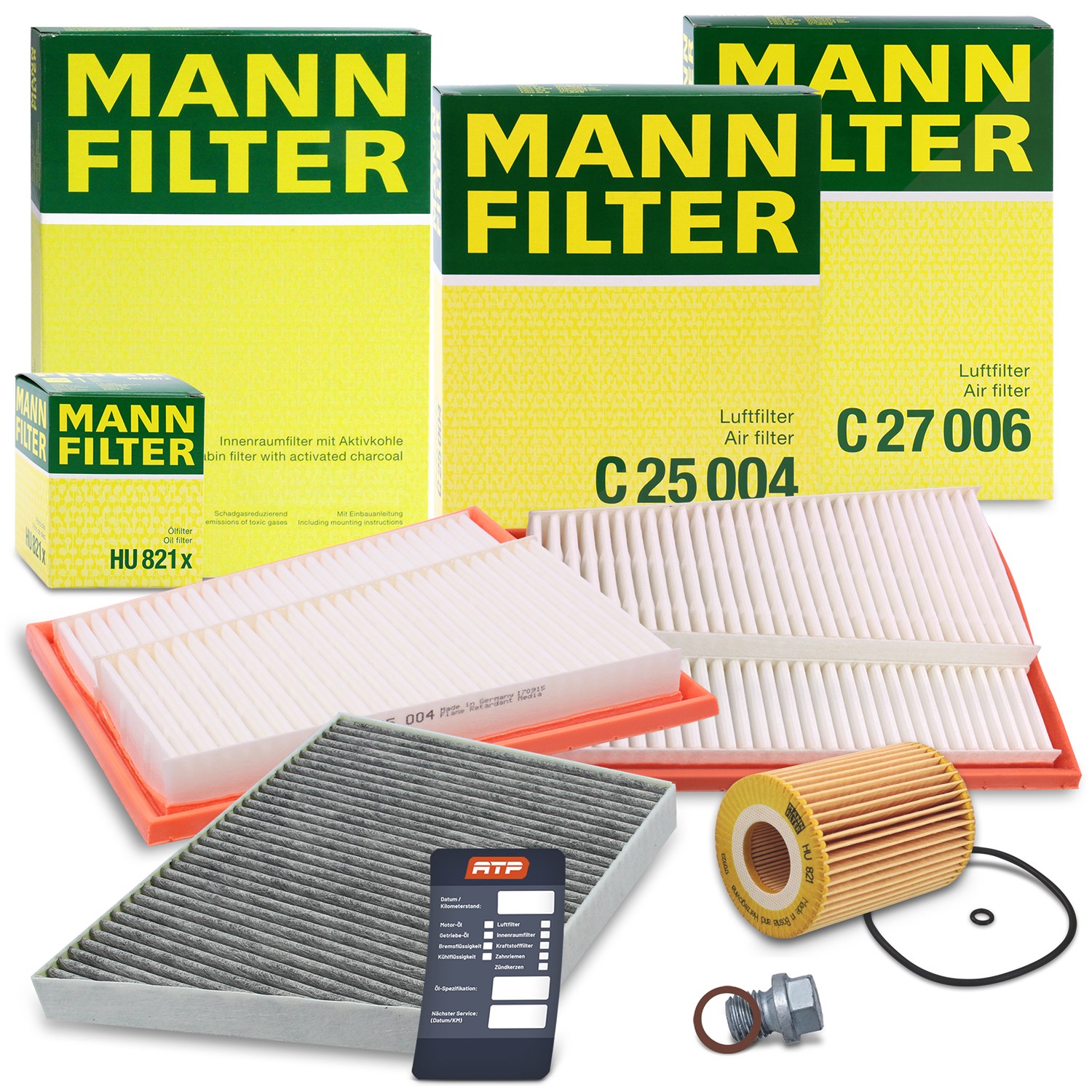 Mann-filter Inspektionspaket Filtersatz SET A [Hersteller-Nr. 10491906] für Mercedes-Benz