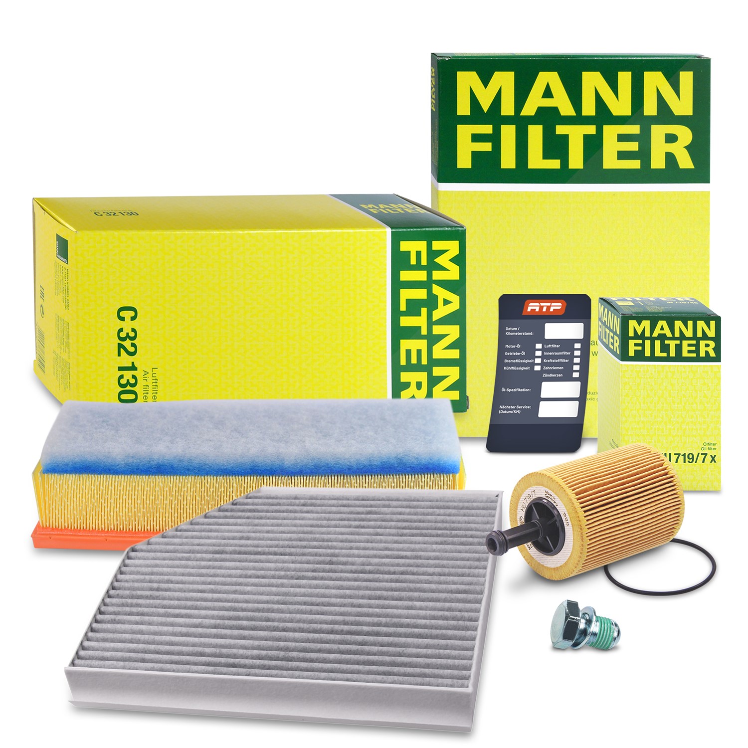 Mann-filter Inspektionspaket Filtersatz SET A [Hersteller-Nr. 10491909] für Audi