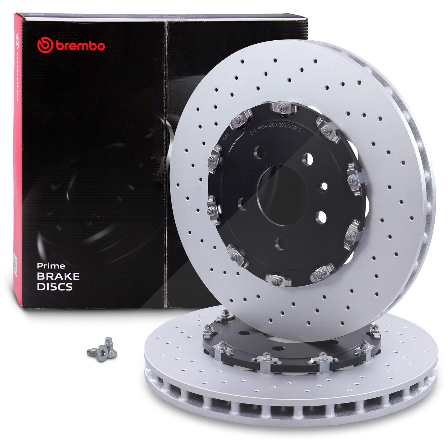 Brembo 2x Bremsscheibe 2-tlg. Vorderachse [Hersteller-Nr. 40279165] für Opel, Vauxhall