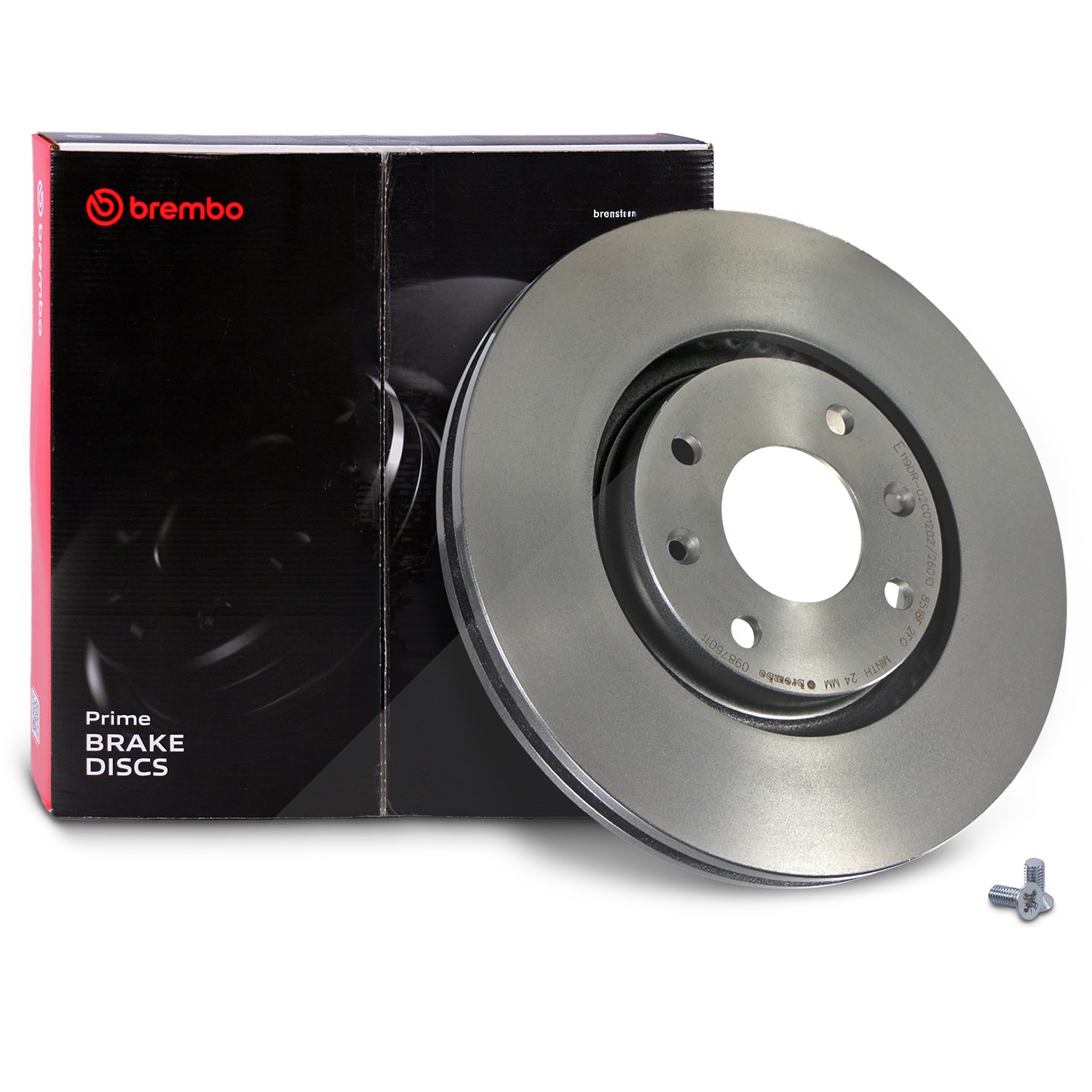Brembo Bremsscheibe Coated Disc Vorne Belüftet [Hersteller-Nr. 09.8760.11] für Opel, Peugeot, Vauxhall, Citroën