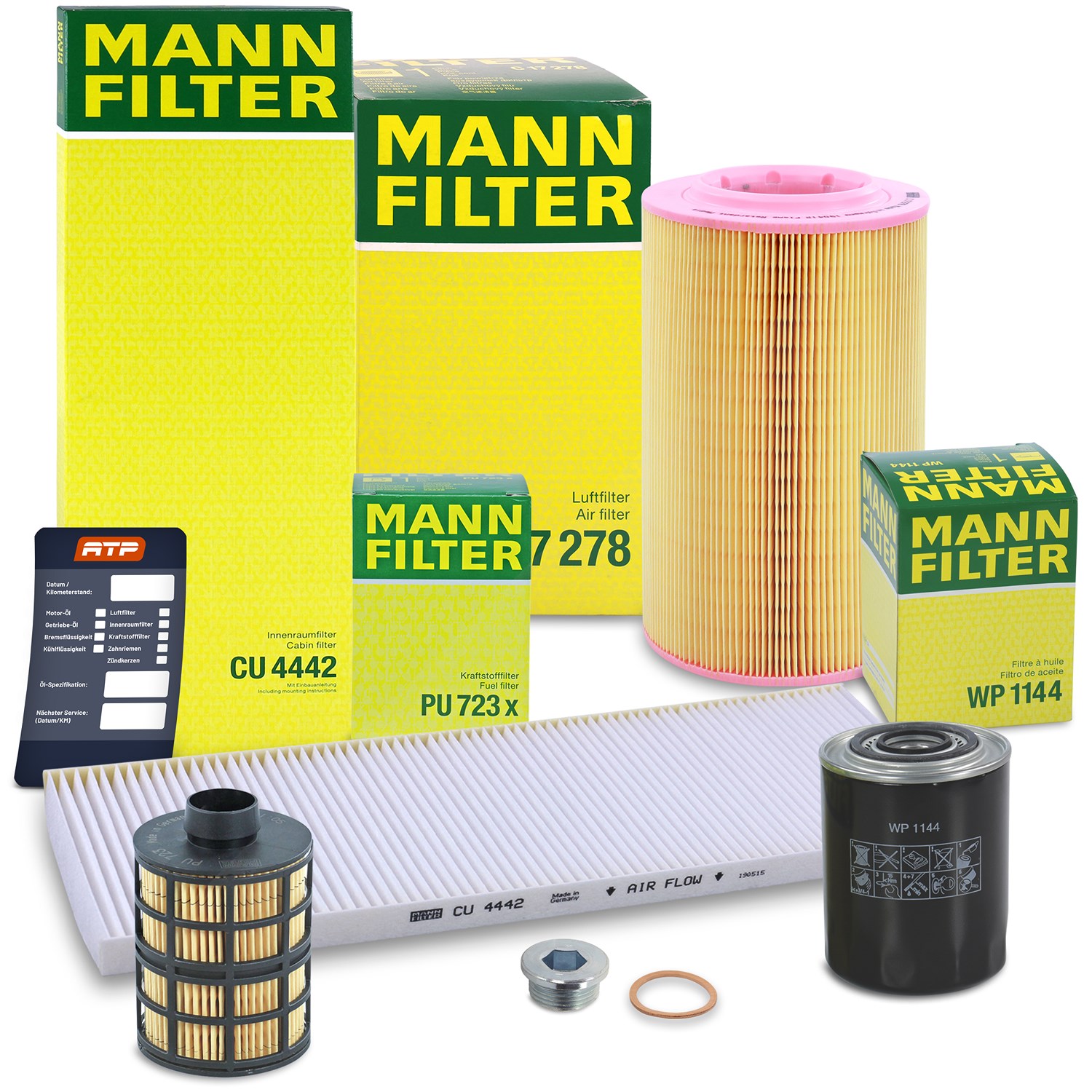 Mann-filter Inspektionspaket Filtersatz SET B [Hersteller-Nr. 10491930] für Fiat