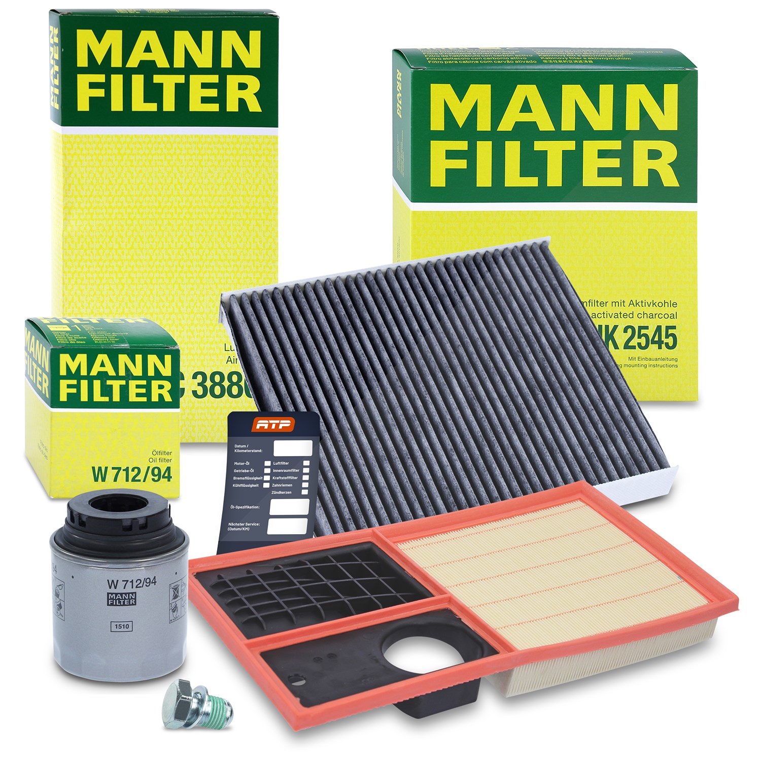 Mann-filter Inspektionspaket Filtersatz SET A [Hersteller-Nr. 10491935] für Skoda