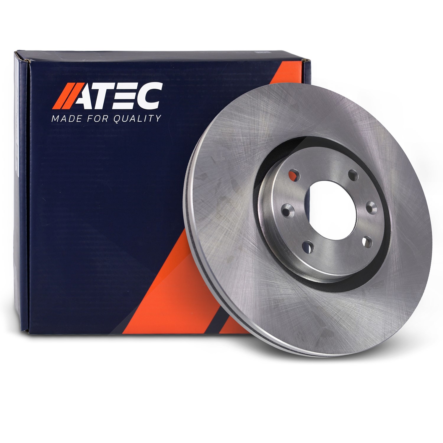 Atec Bremsscheibe Vorderachse Belüftet [Hersteller-Nr. 10601538] für Peugeot, Vauxhall, Ds, Jeep, Opel, Citroën