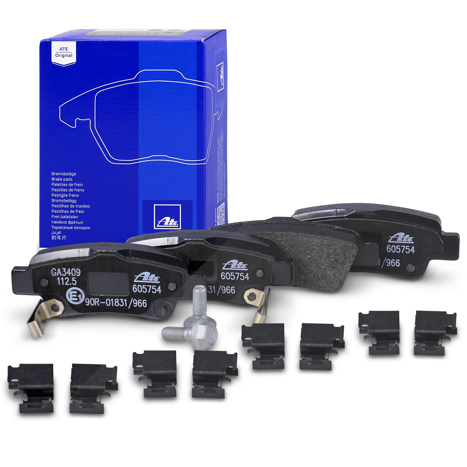 Ate Bremsbelagsatz hinten [Hersteller-Nr. 13.0460-5754.2] für Honda