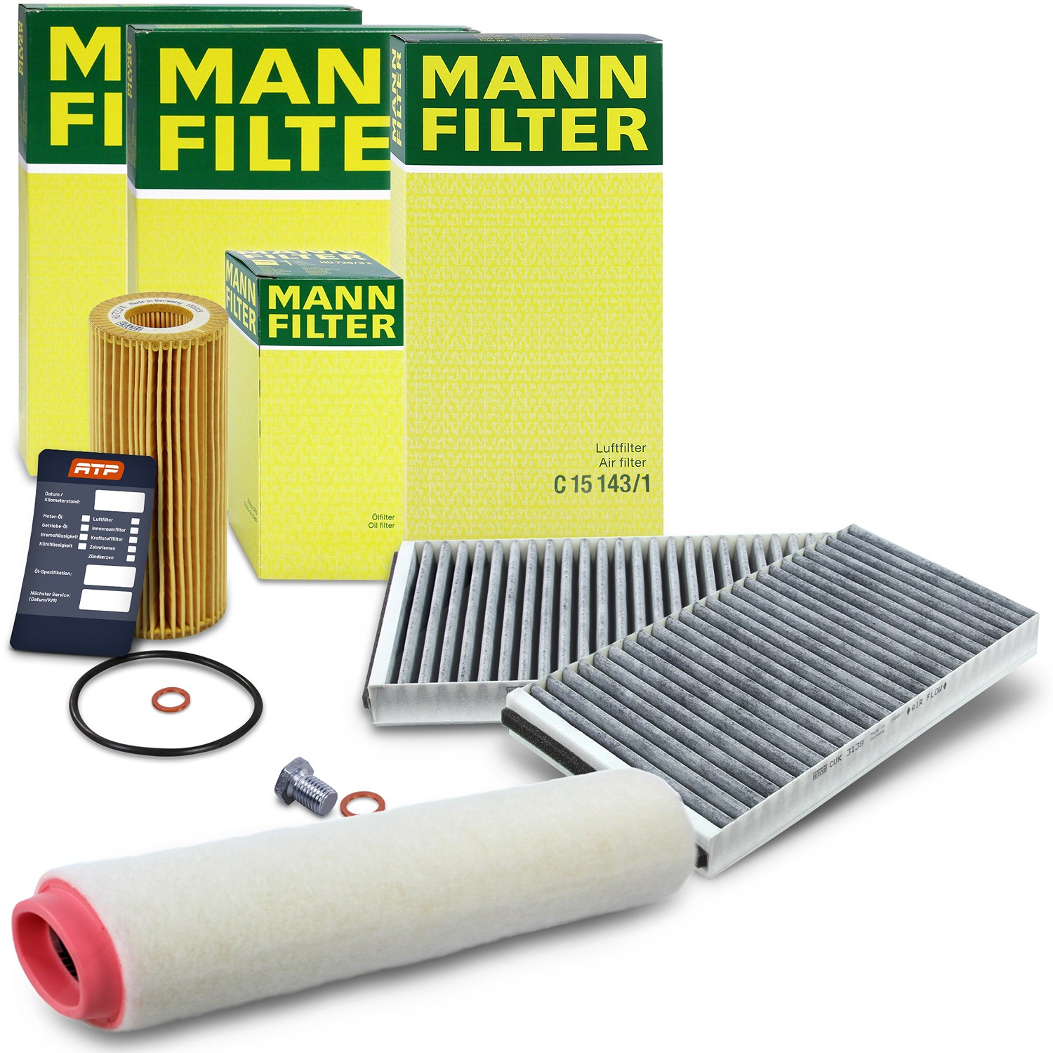 Mann-filter Inspektionspaket Filtersatz SET A [Hersteller-Nr. 10493170] für BMW