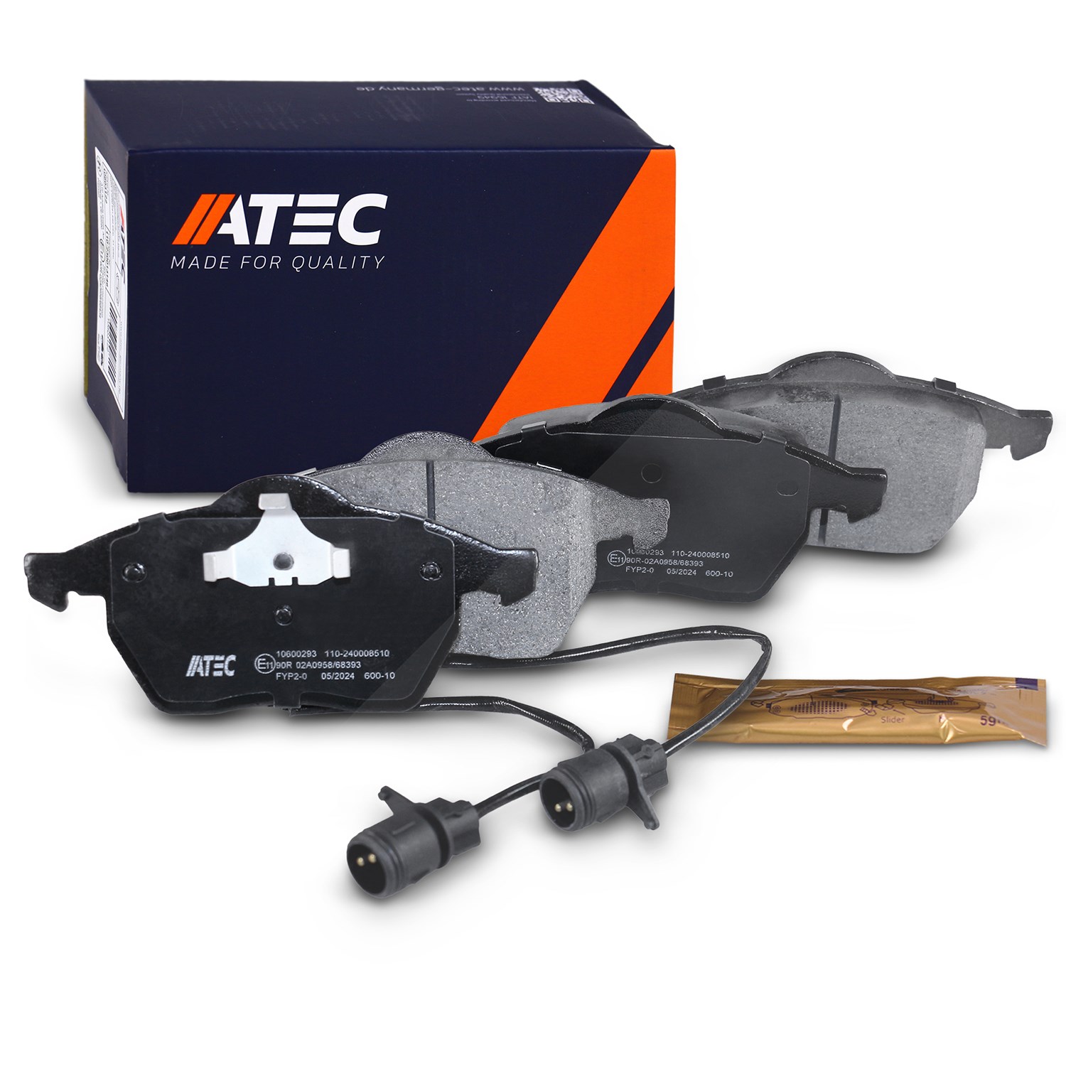 Atec Bremsbeläge vorne (Satz) [Hersteller-Nr. 10600293] für Audi