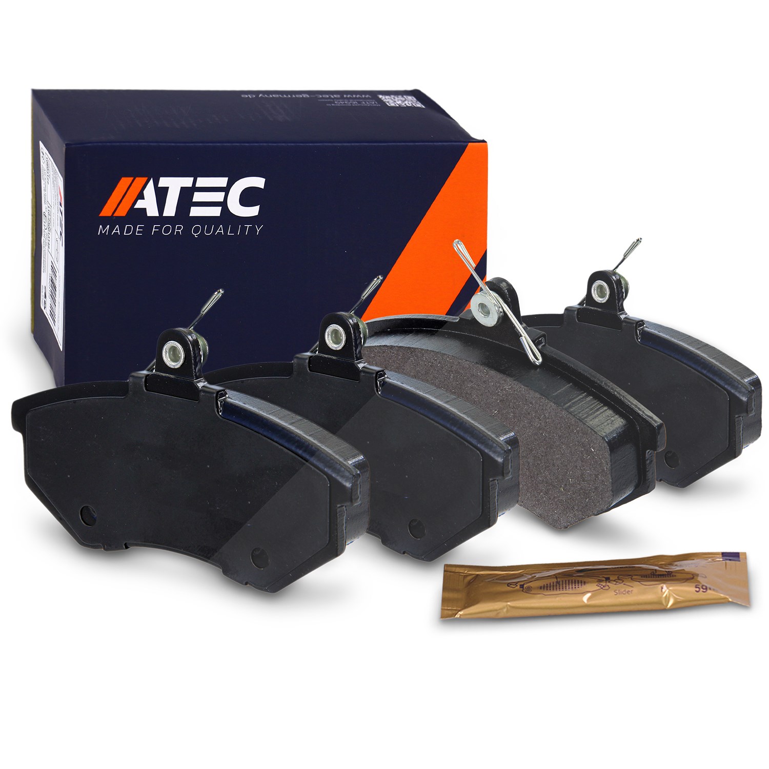 Atec Bremsbeläge vorne (Satz) [Hersteller-Nr. 10600496] für Audi