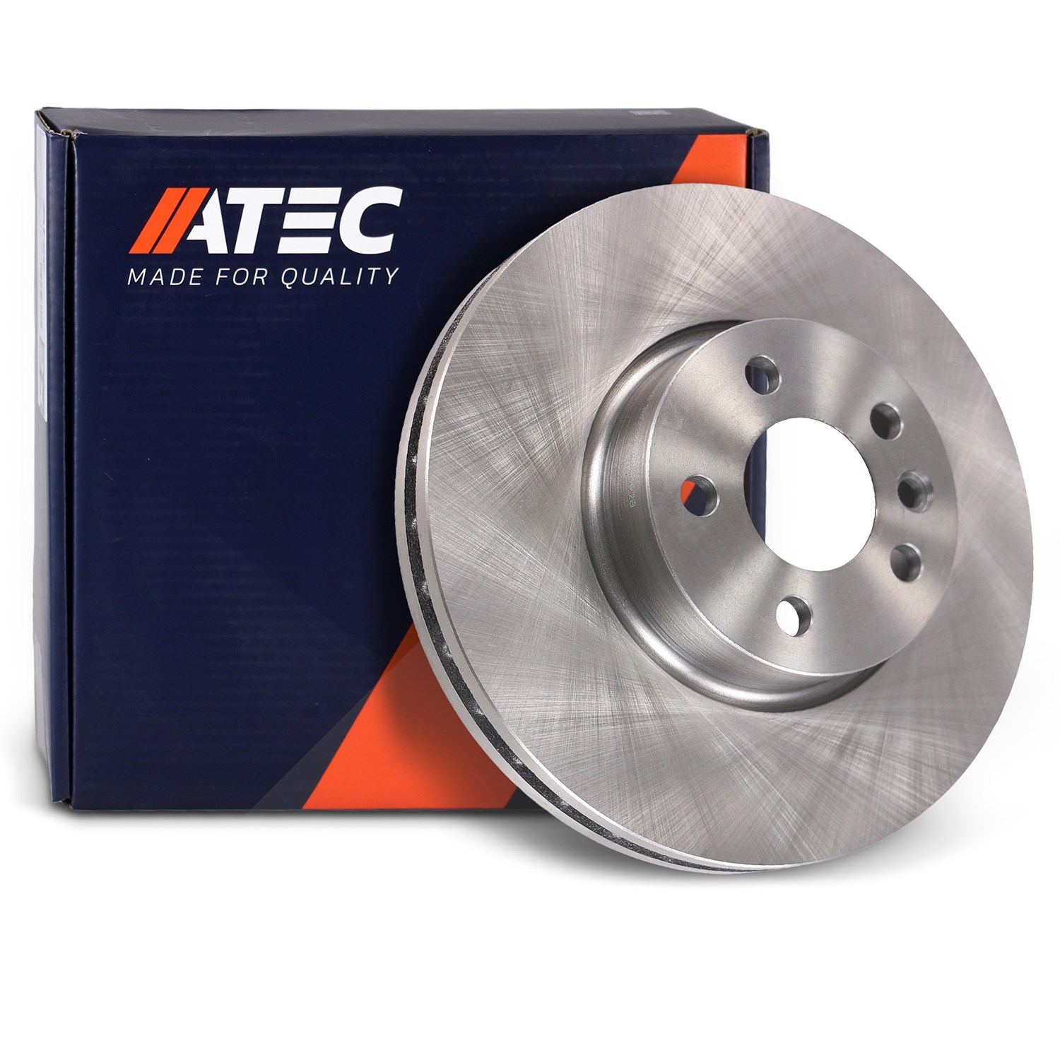 Atec 1x Bremsscheibe Vorderachse Belüftet [Hersteller-Nr. 10601415] für Seat, Ford, VW