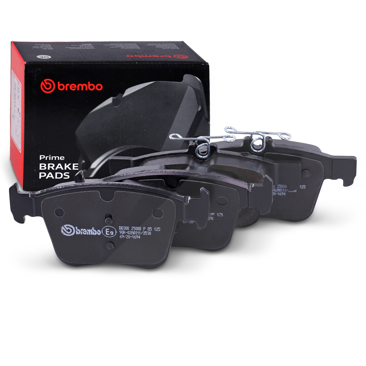 Brembo Bremsbelagsatz hinten [Hersteller-Nr. P85125] für VW, Cupra, Skoda, Audi, Seat