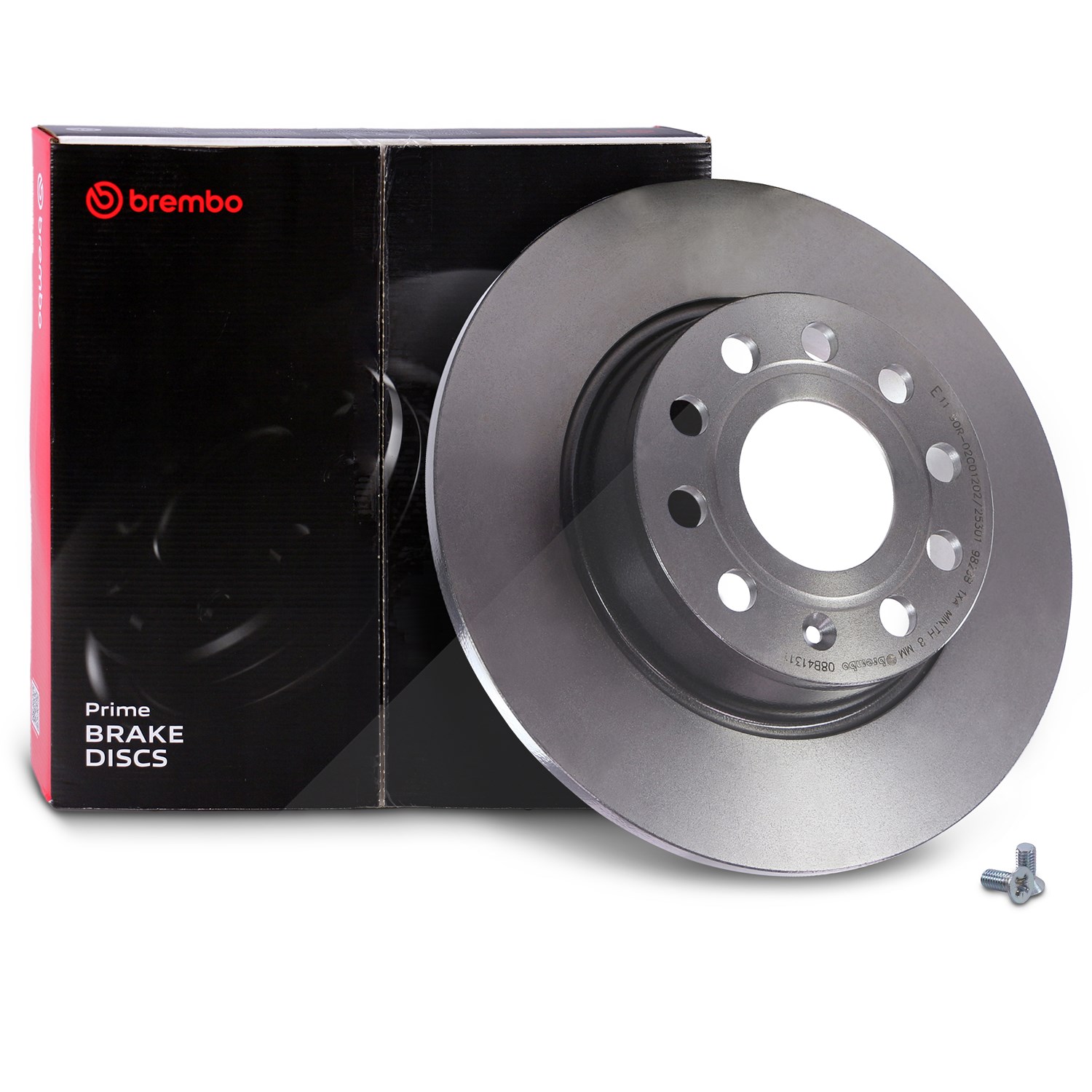 Brembo Bremsscheibe voll hinten [Hersteller-Nr. 08.B413.11] für Skoda, Seat, Audi, Cupra, VW