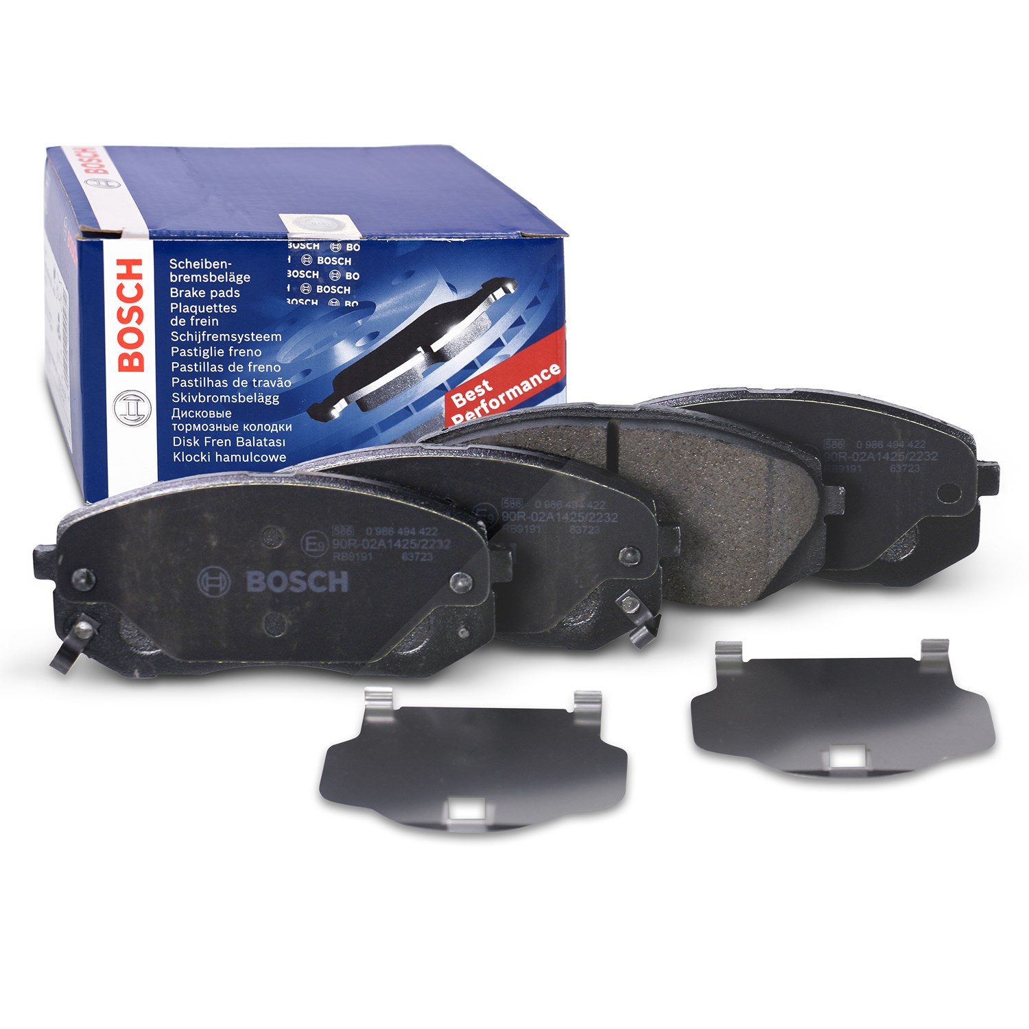 Bosch Bremsbelagsatz vorne [Hersteller-Nr. 0986494422] für Hyundai, Kia