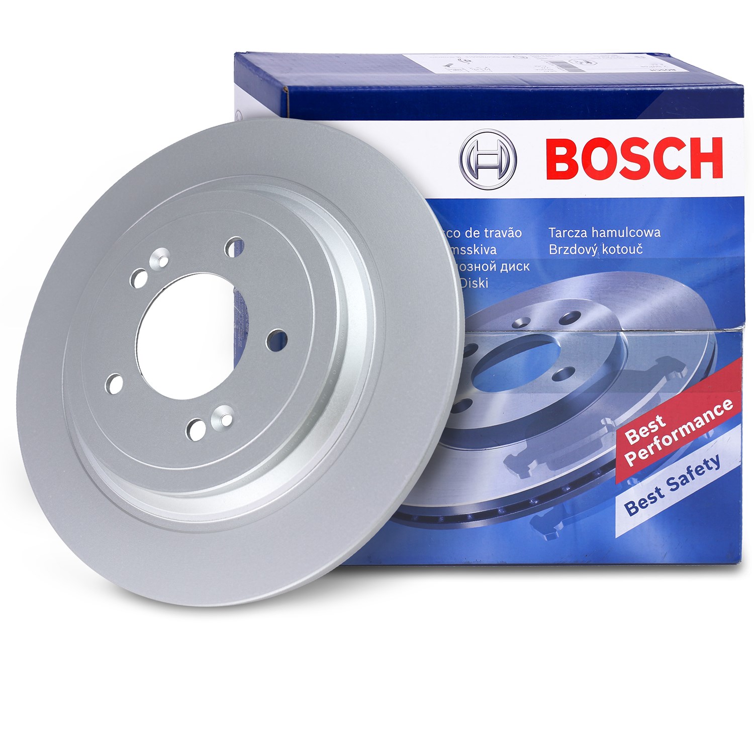 Bosch Bremsscheibe voll hinten [Hersteller-Nr. 0986479E46] für Kia, Hyundai