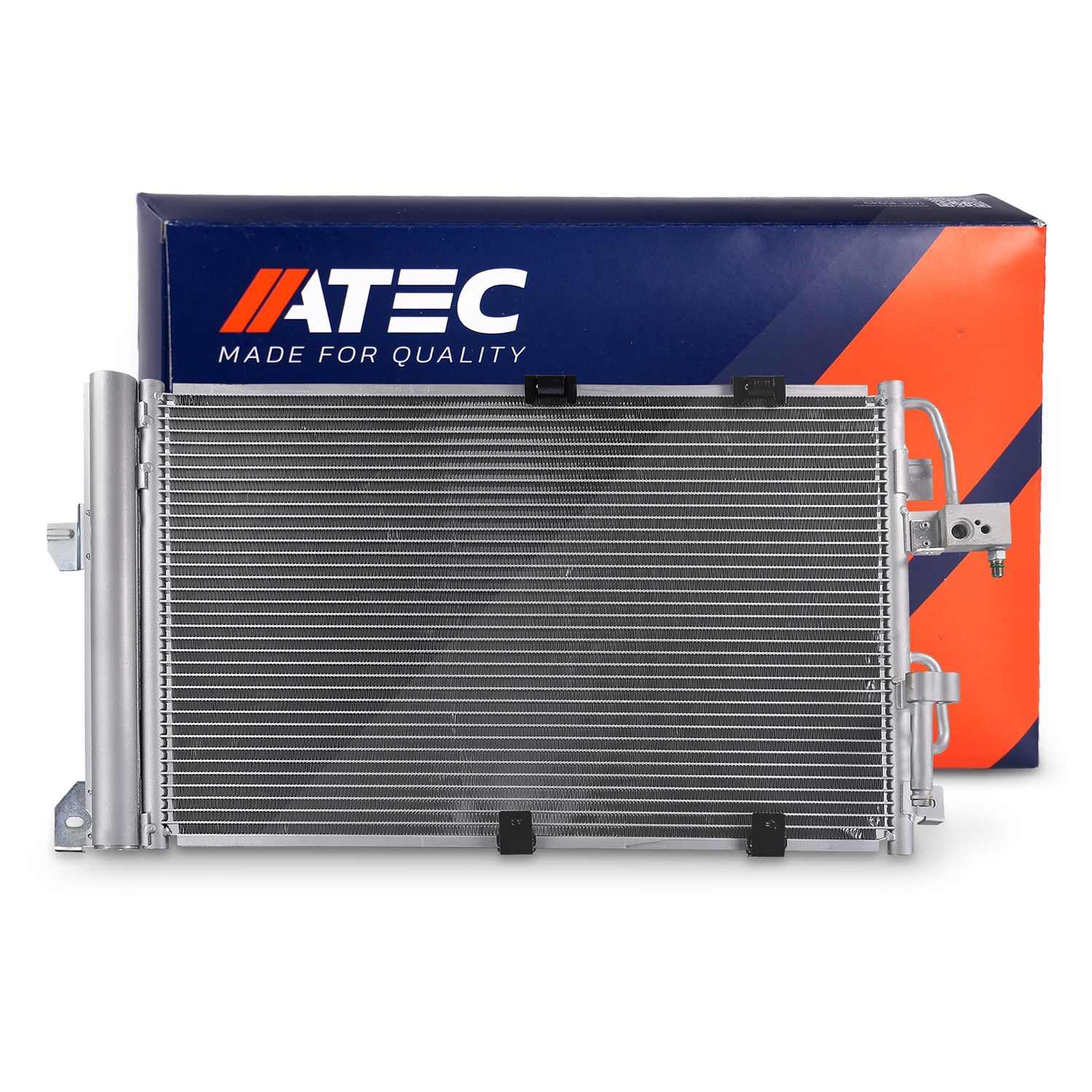 Atec Kondensator 555x382x17 mit Trocknerpatrone [Hersteller-Nr. 10481167] für Opel, Vauxhall