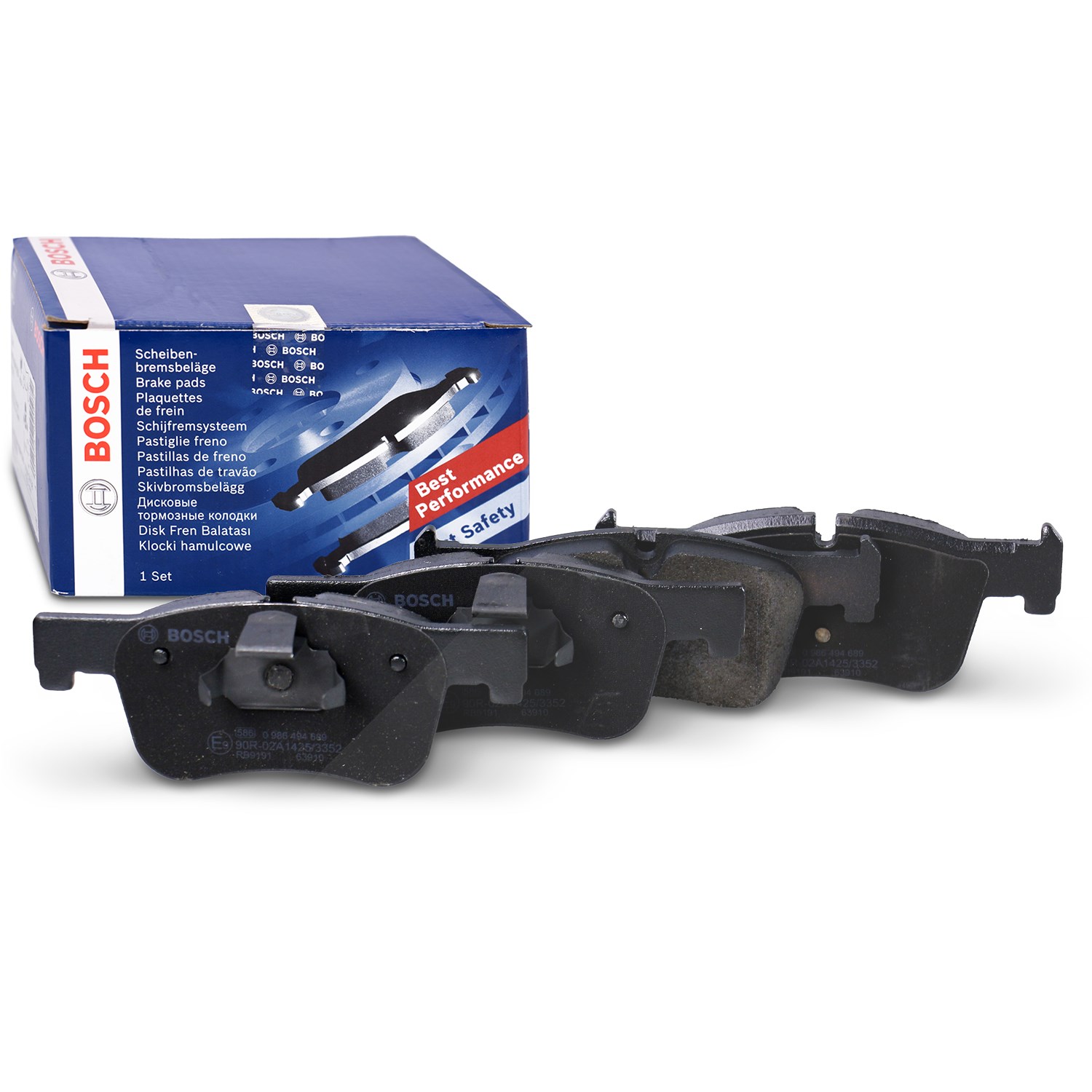 Bosch Bremsbelagsatz vorne [Hersteller-Nr. 0986494689] für BMW