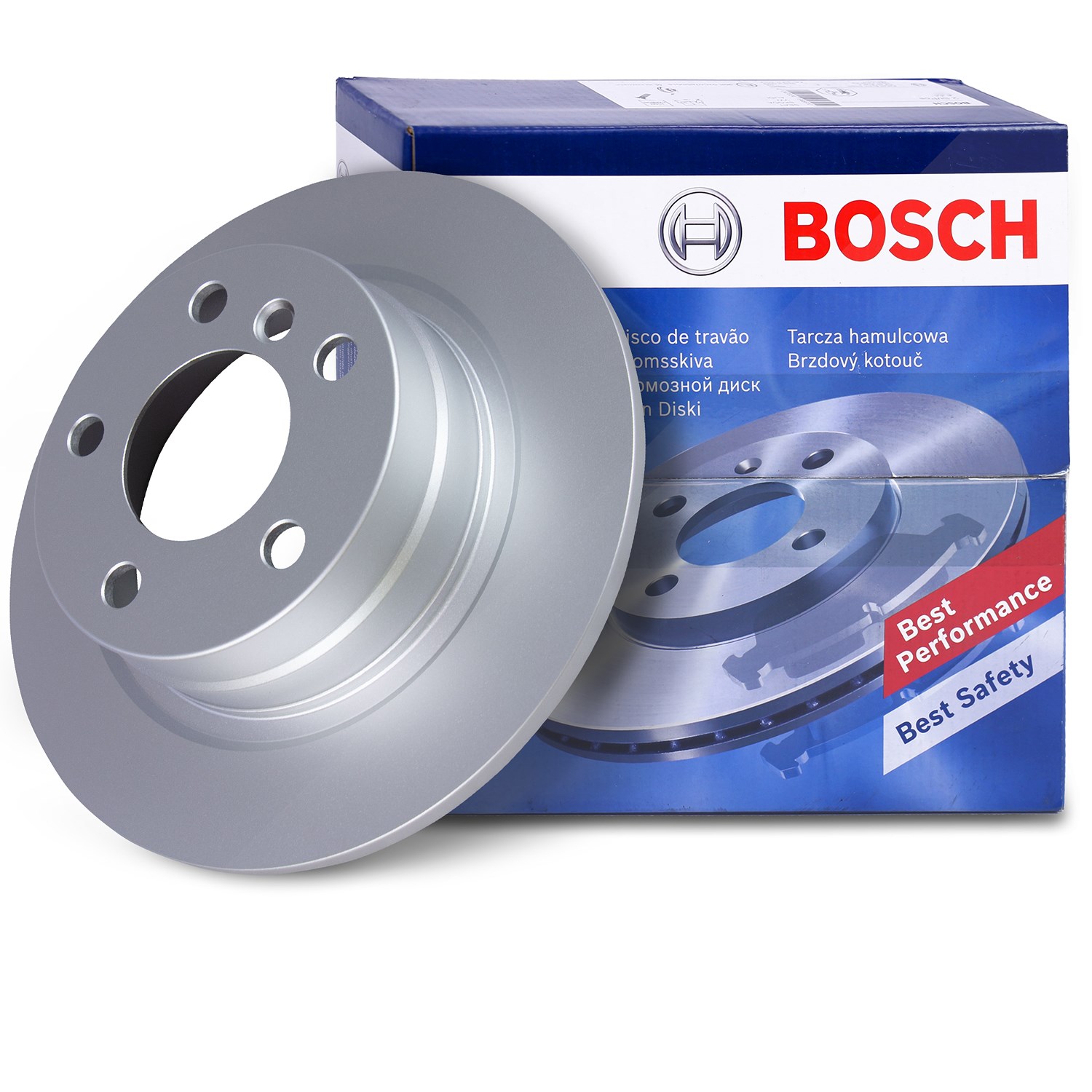 Bosch Bremsscheibe voll hinten [Hersteller-Nr. 0986479043] für BMW