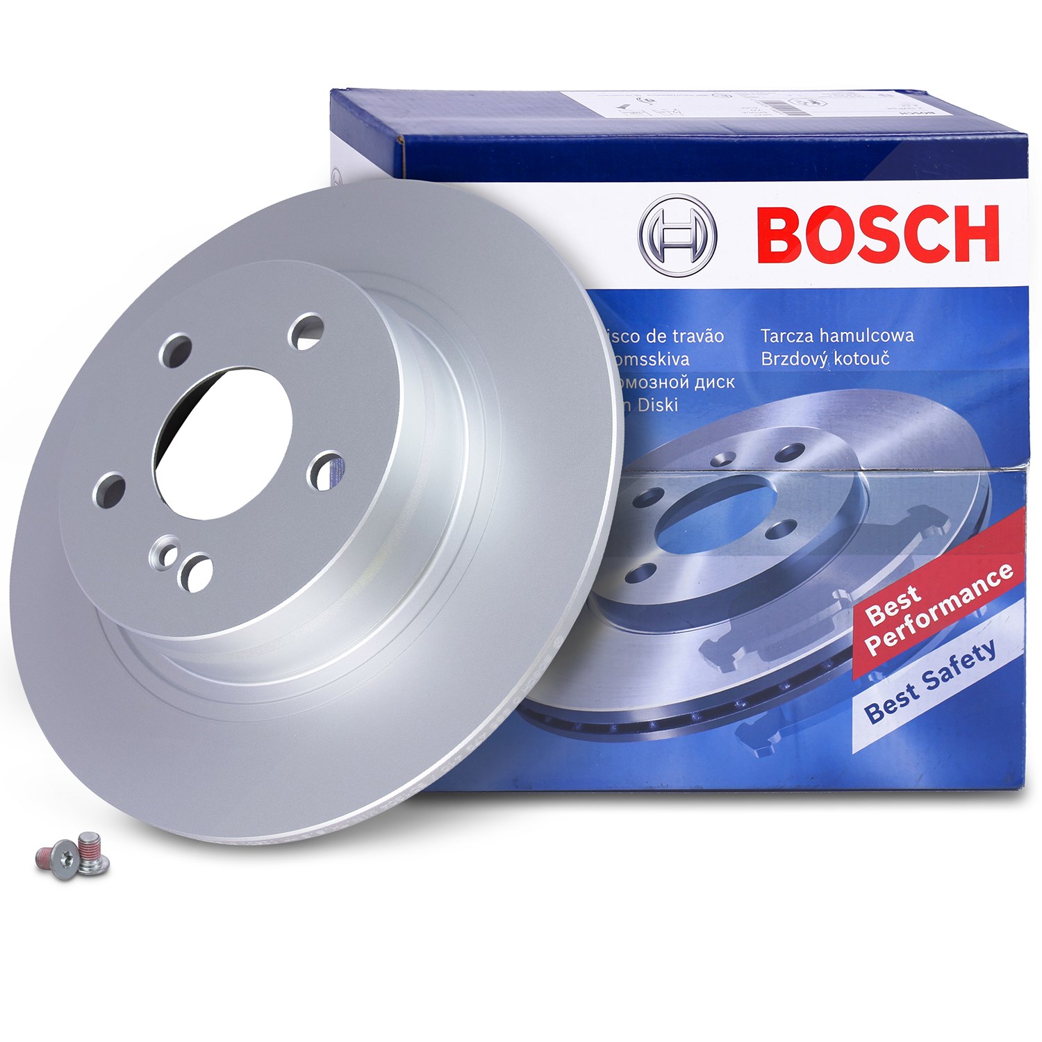 Bosch Bremsscheibe voll hinten [Hersteller-Nr. 0986479410] für Mercedes-Benz