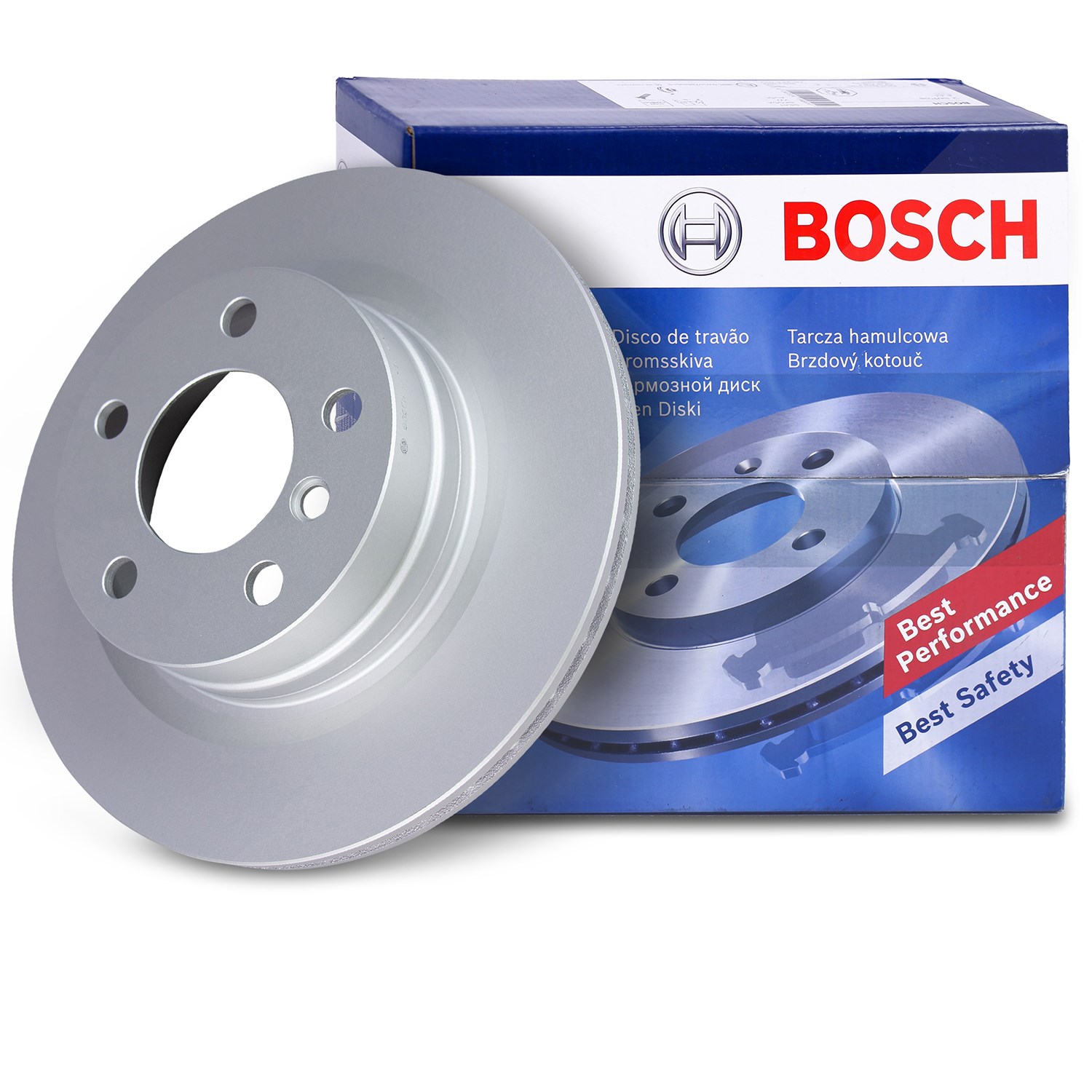 Bosch Bremsscheibe belüftet hinten [Hersteller-Nr. 0986479044] für BMW