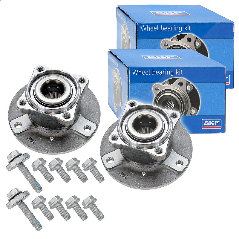 Skf 2x Radlagersatz mit Radnabe Hinterachse [Hersteller-Nr. VKBA6627] für Smart