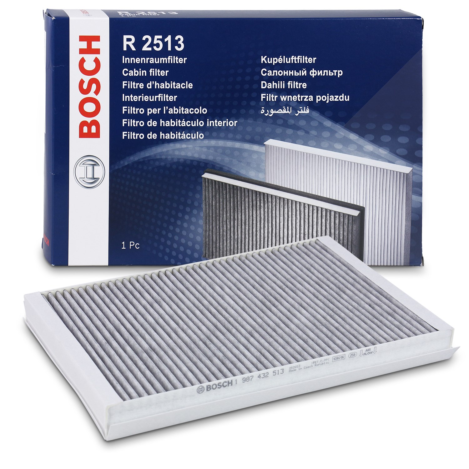 Bosch Filter, Innenraumluft [Hersteller-Nr. 1987432513] für VW, Mercedes-Benz