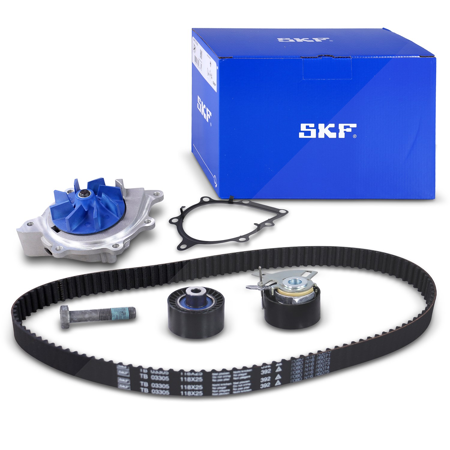 Skf Wasserpumpe + Zahnriemensatz [Hersteller-Nr. VKMC03305] für Ford, Land Rover, Peugeot, Fiat, Citroën, Jaguar, Mitsubishi, Lancia