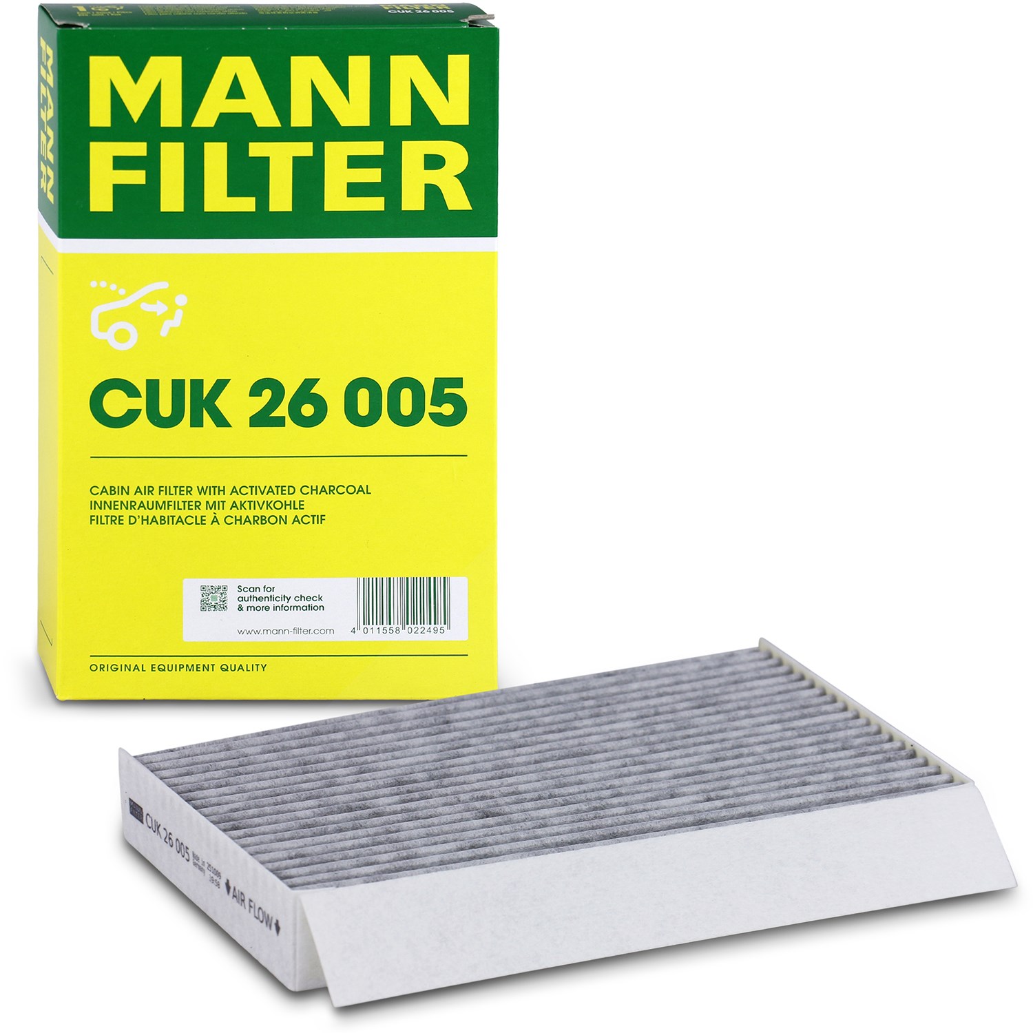 Mann-filter Filter, Innenraumluft [Hersteller-Nr. CUK26005] für Renault