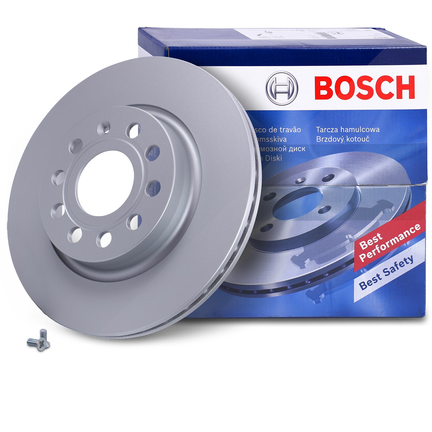 Bosch Bremsscheibe belüftet vorne [Hersteller-Nr. 0986479098] für Seat, Skoda, Audi, VW