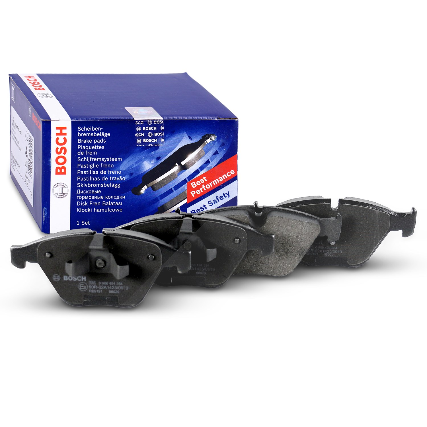 Bosch Bremsbelagsatz vorne [Hersteller-Nr. 0986494354] für BMW