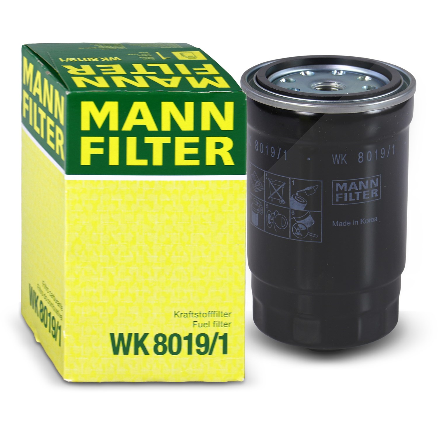 Mann-filter Kraftstofffilter [Hersteller-Nr. WK8019/1] für Kia, Hyundai