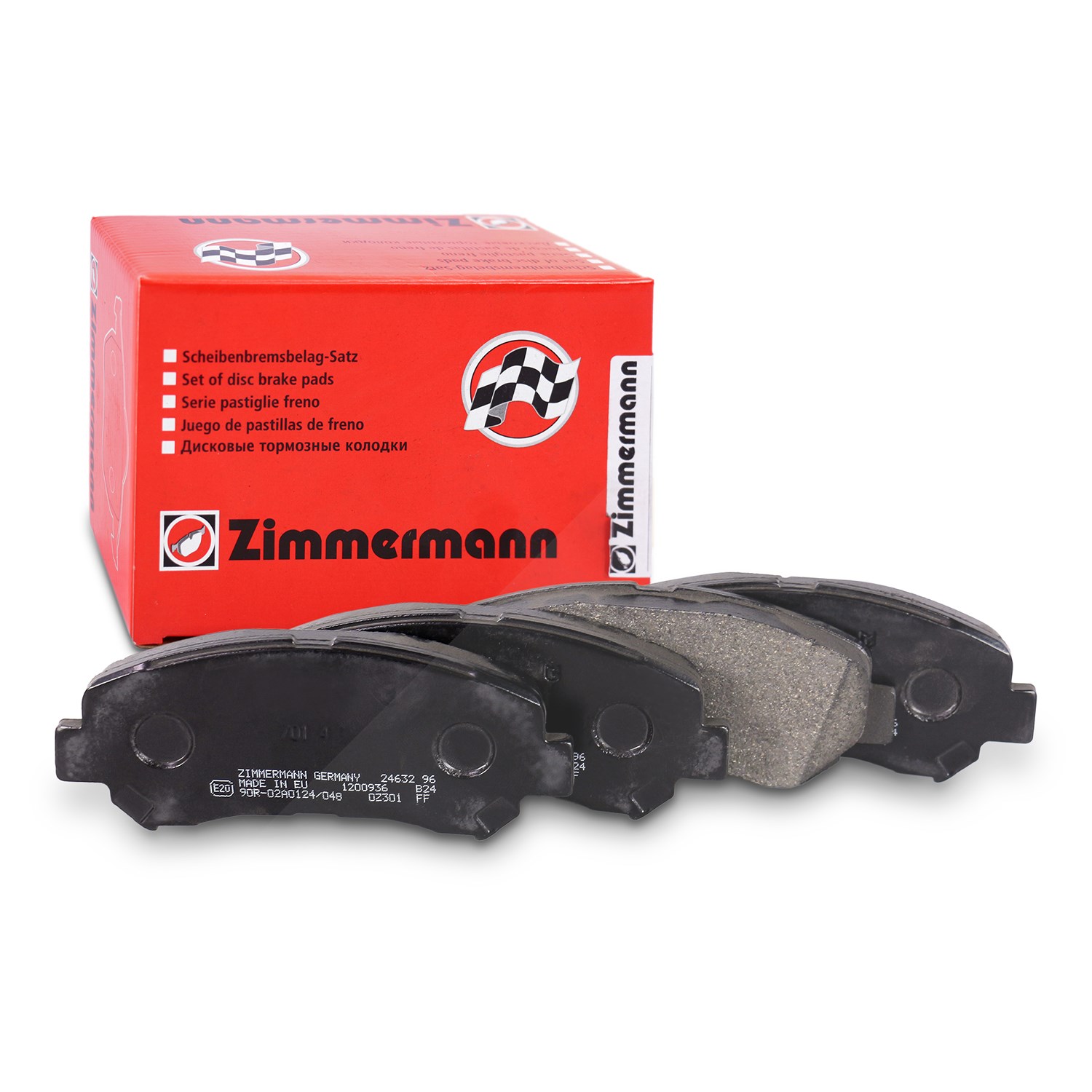 Zimmermann Bremsbelagsatz Vorderachse [Hersteller-Nr. 24632.170.1] für Nissan, Suzuki