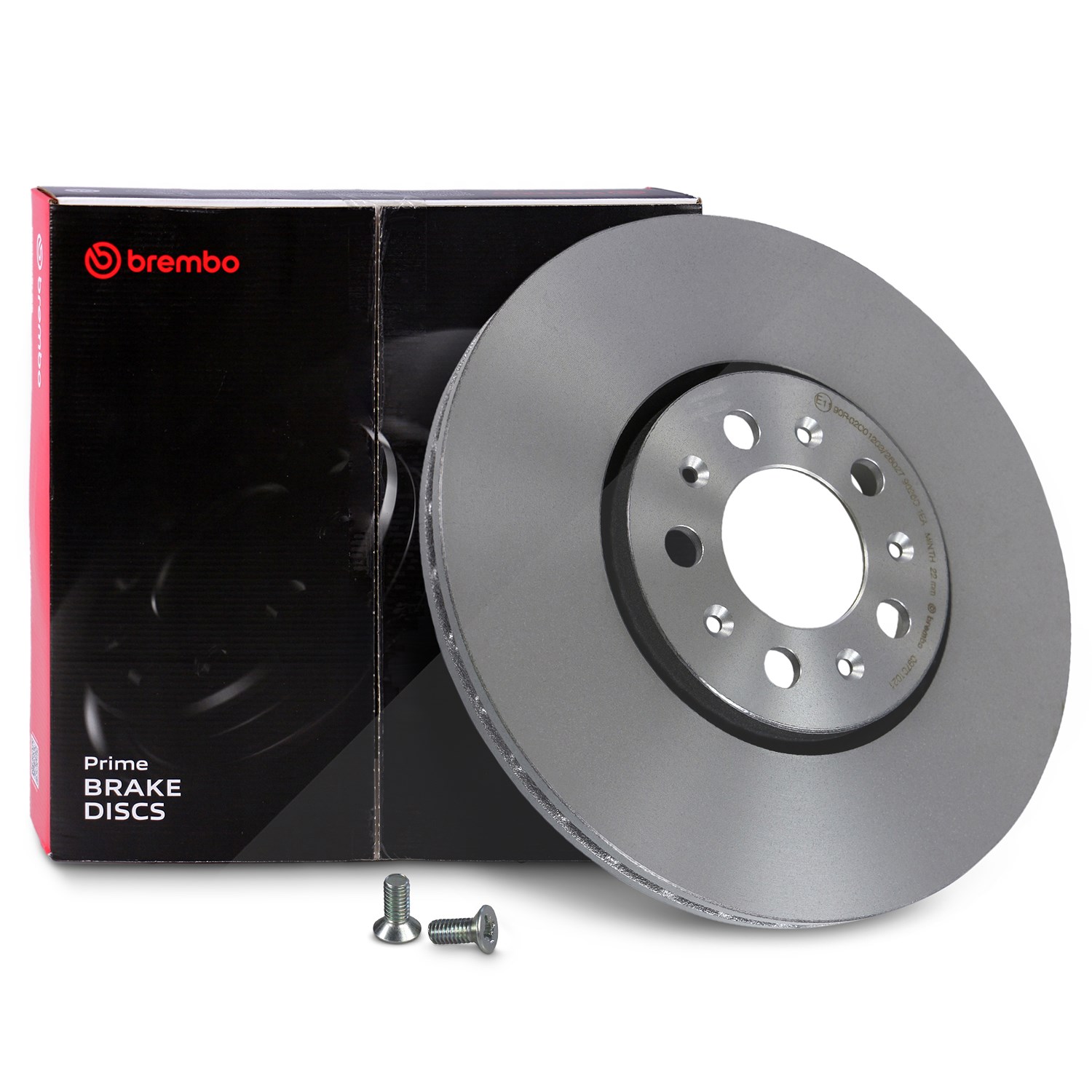 Brembo Bremsscheibe Coated Disc Vorne Belüftet [Hersteller-Nr. 09.7010.21] für Audi, Skoda, Seat, VW