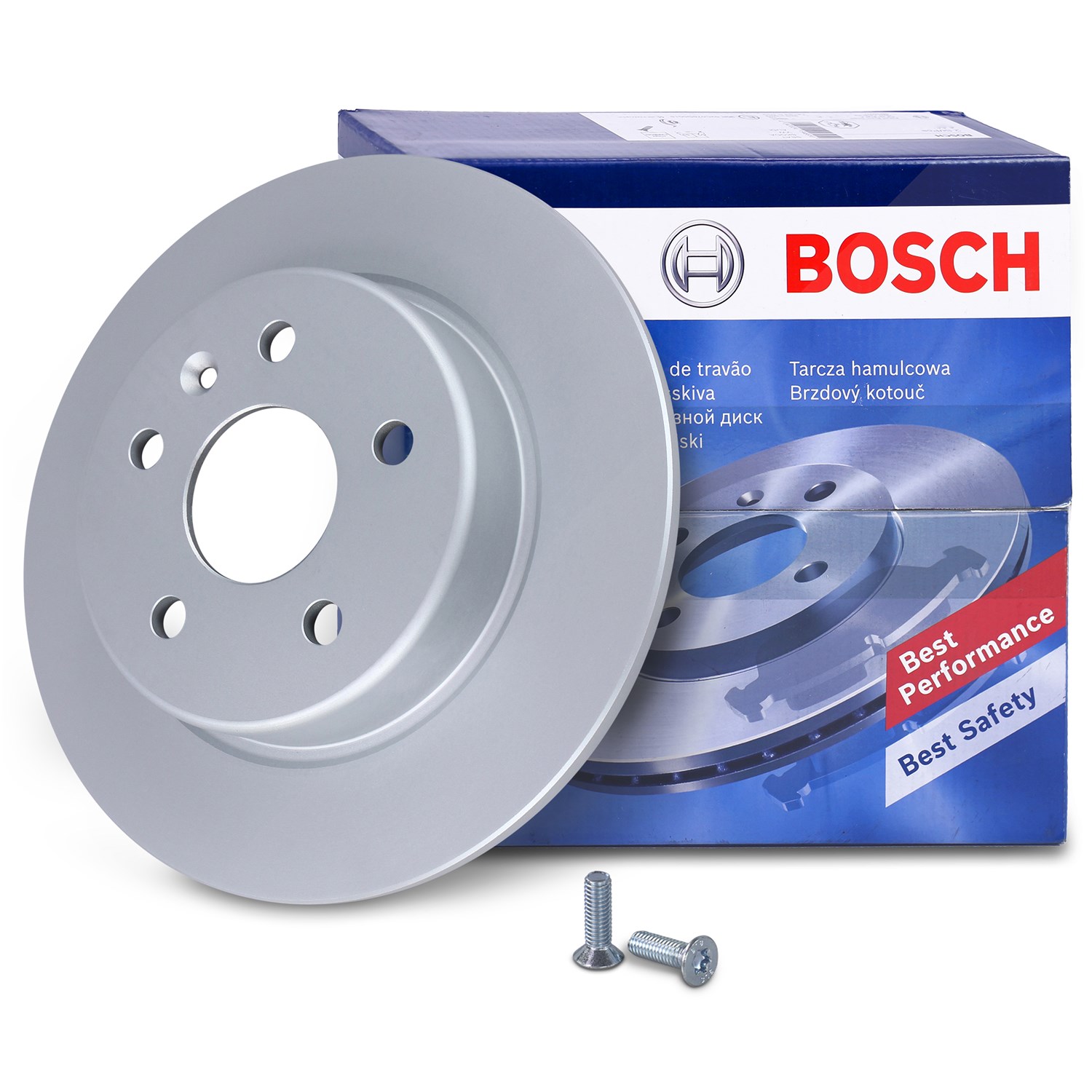 Bosch Bremsscheibe voll hinten [Hersteller-Nr. 0986479D89] für Opel, Vauxhall