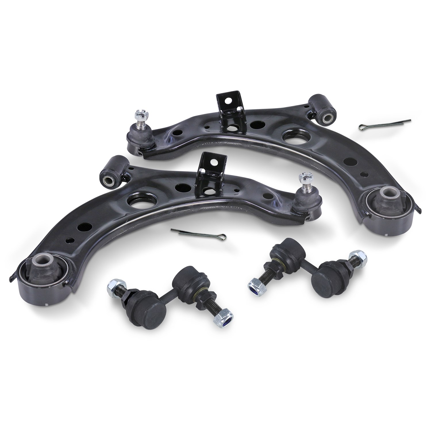 Bestprice 2x Querlenker + 2x Koppelstange vorne [Hersteller-Nr. 41860361] für Daihatsu, Subaru