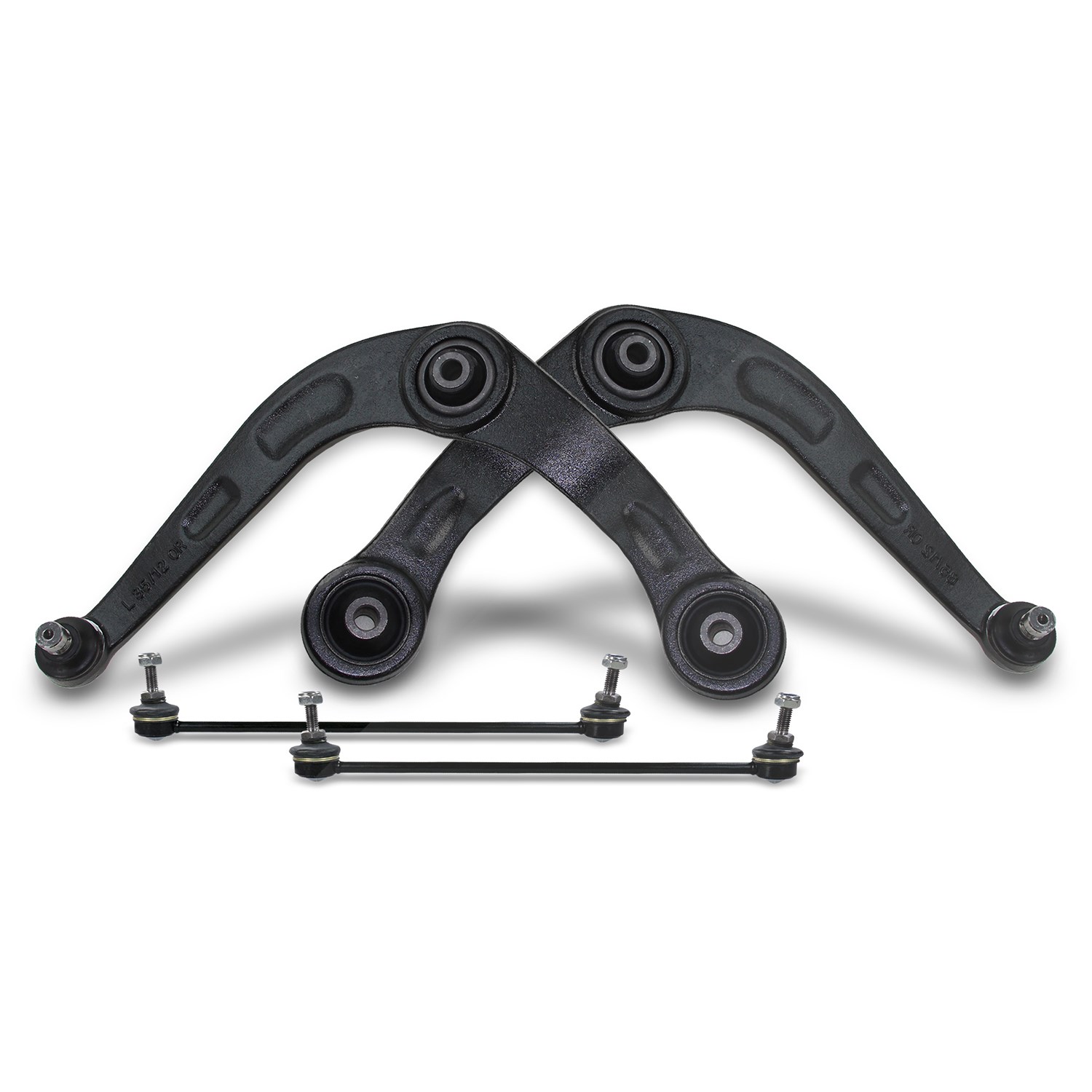 Bestprice 2x Querlenker + 2x Koppelstange vorne [Hersteller-Nr. 41860389] für Peugeot