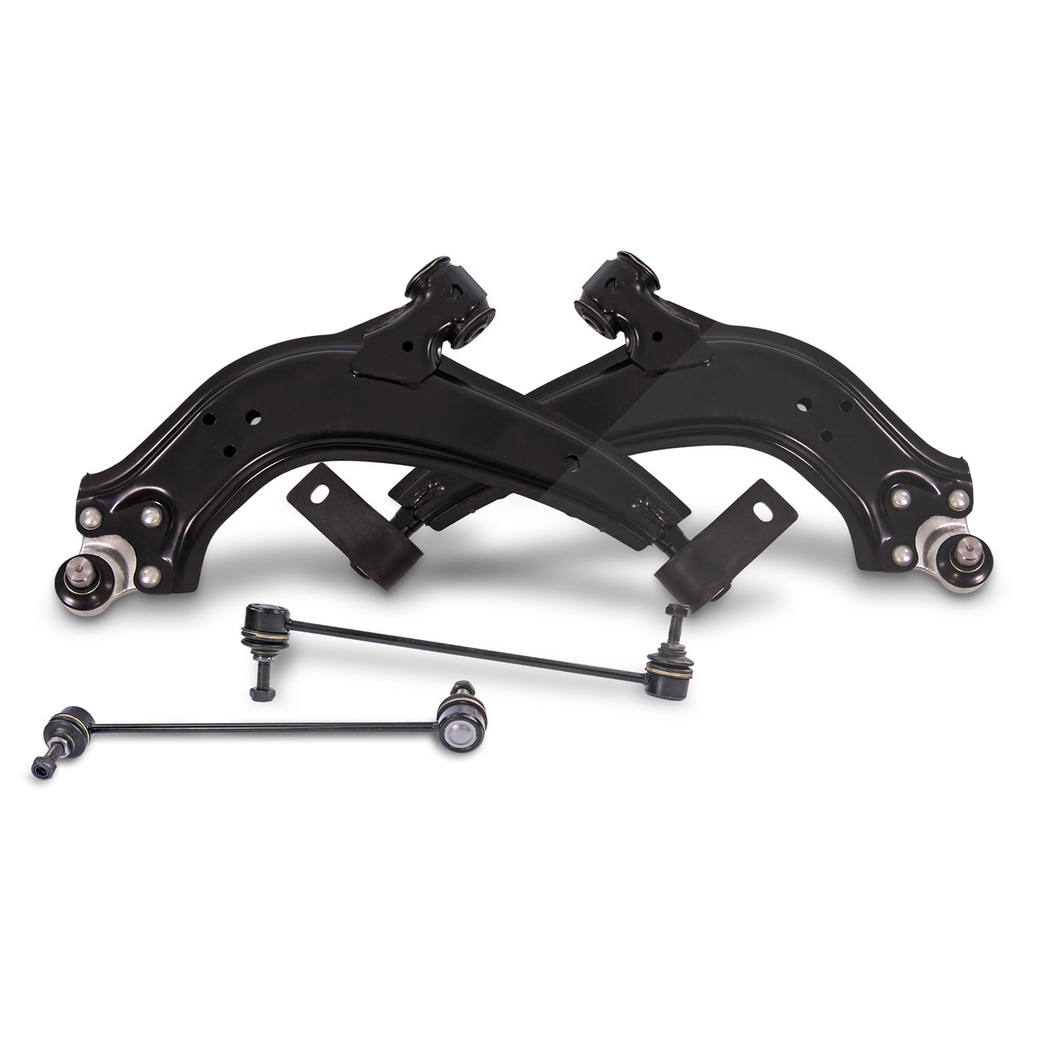 Bestprice 2x Querlenker + 2x Koppelstange vorne [Hersteller-Nr. 41860433] für Citroën, Peugeot