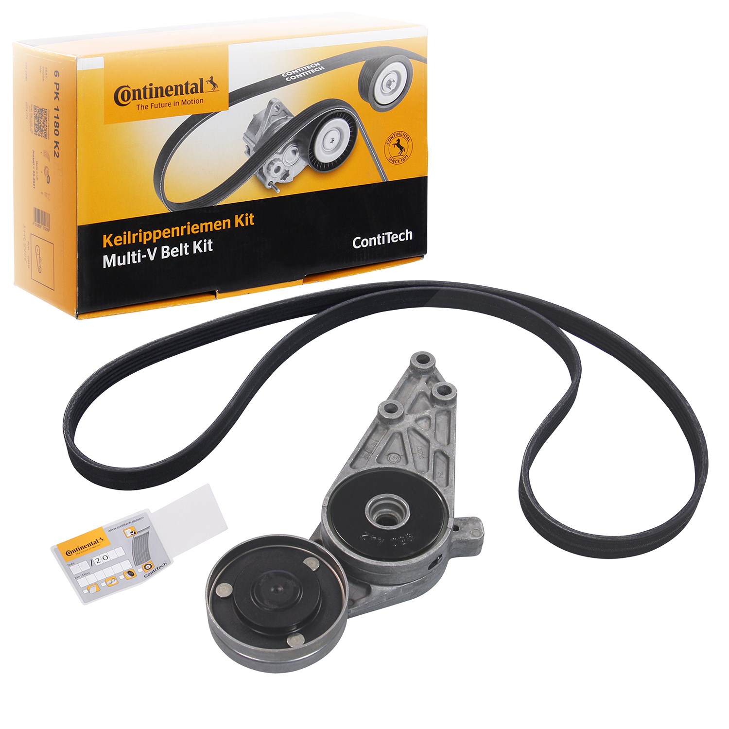 Continental Ctam Keilrippenriemensatz [Hersteller-Nr. 5PK1300K1] für Skoda, Audi, VW
