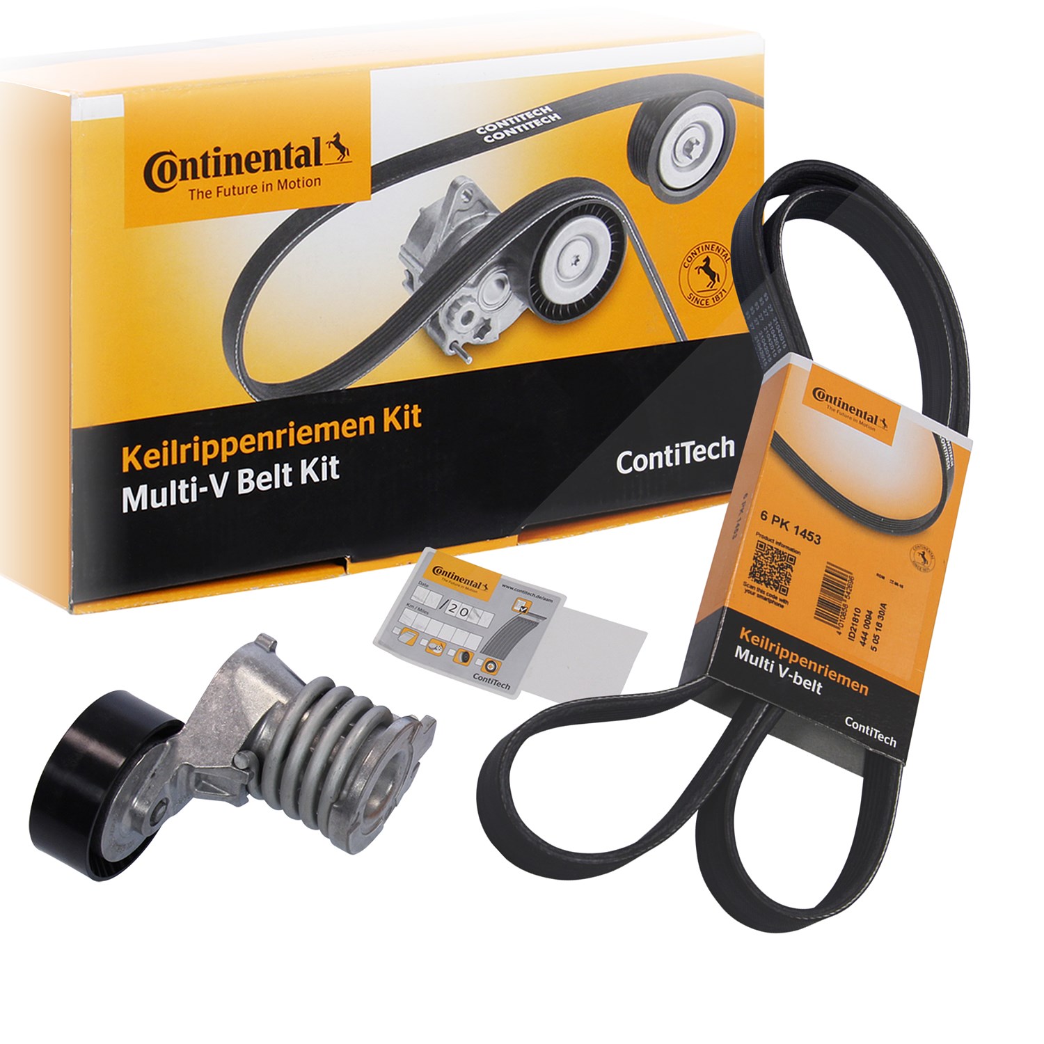 Continental Ctam Keilrippenriemensatz [Hersteller-Nr. 6PK1453K2] für Skoda, Seat, VW
